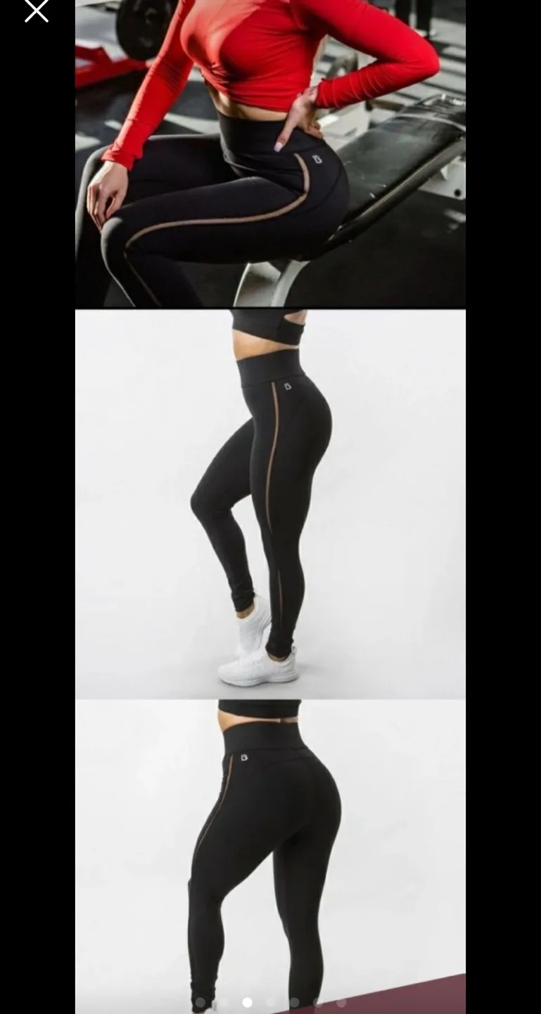 BNWT BuffBunny Black Desire Leggings 🏈 image indicator(3)