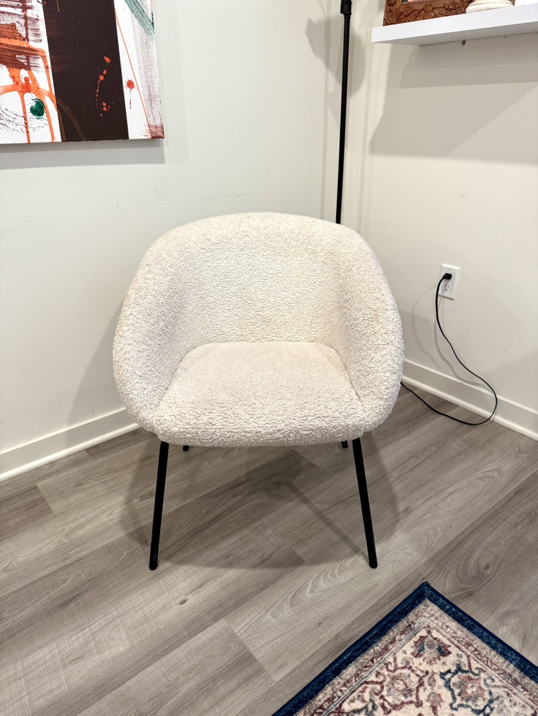 Boucle Chair / dining  chair + free table - photo 5