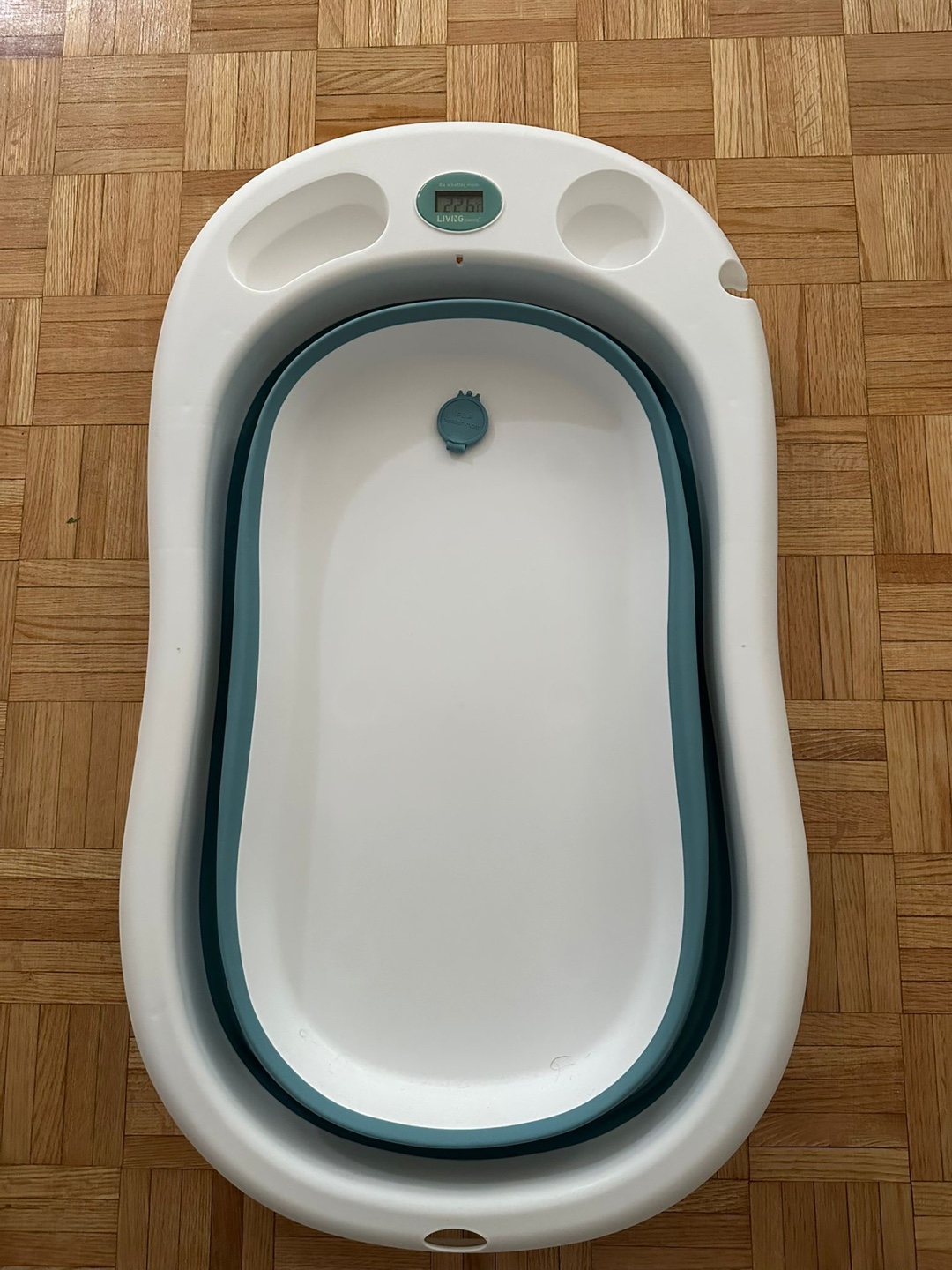 Baby Bath Tub with Stand and Thermometer