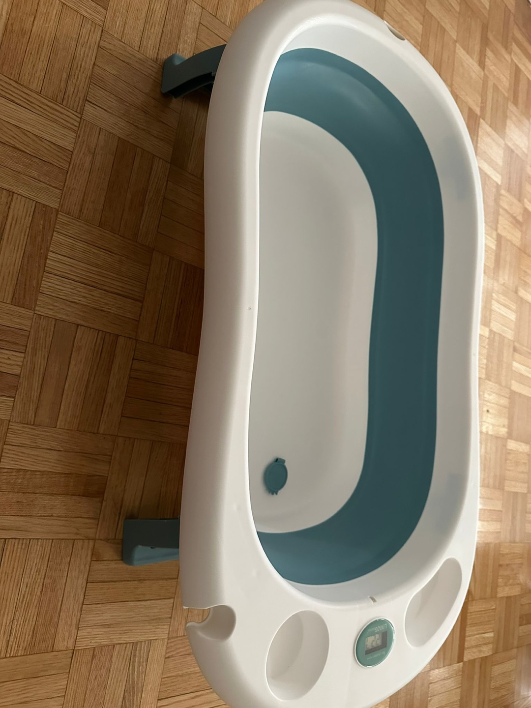 Baby Bath Tub with Stand and Thermometer - photo 3
