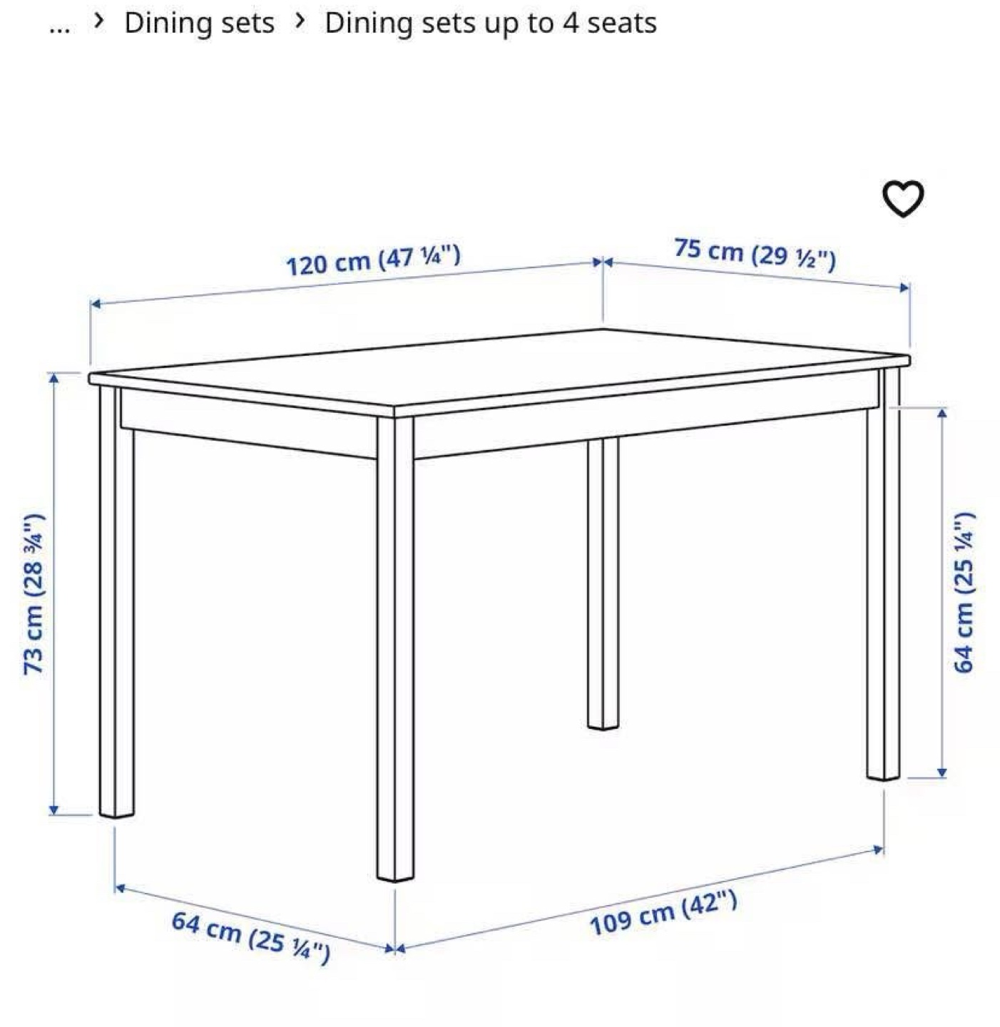 IKEA Dining Table only - photo 3