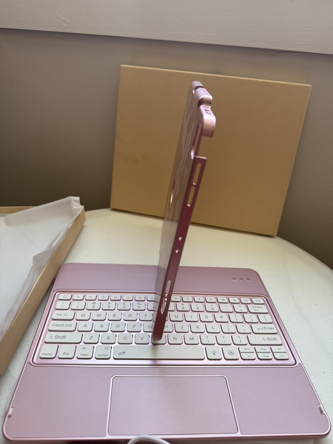 iPad Pro 12.9 Case with Keyboard - Rose Gold - photo 2