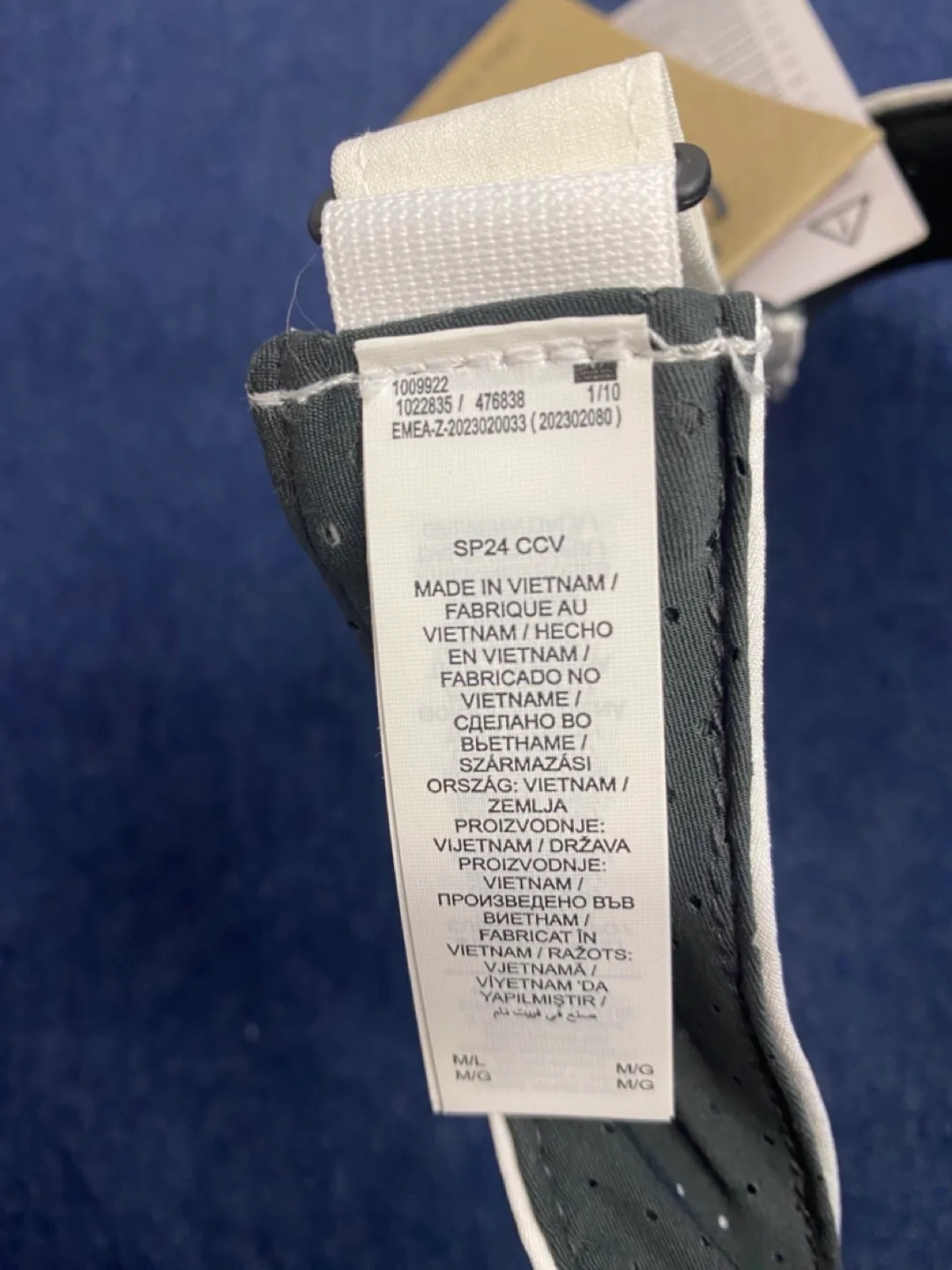 Nike Dri-FIT Ace Visor - White - Size M/L image indicator(6)