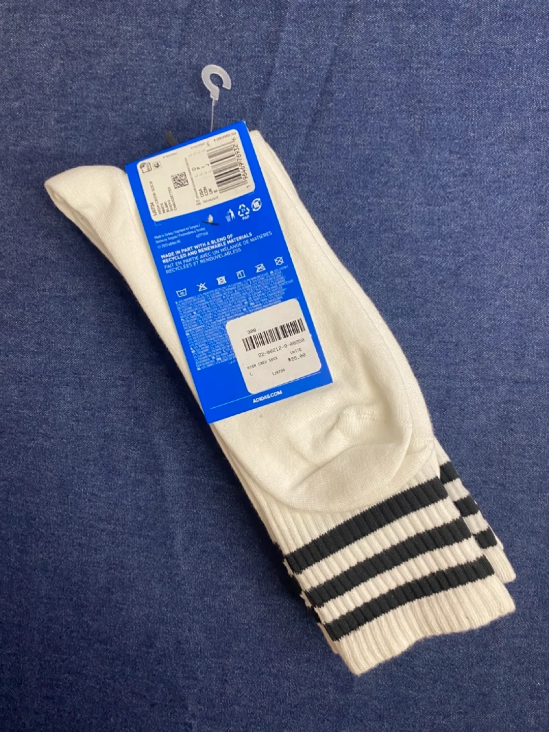 Adidas Originals High Crew Socks - White image indicator(3)