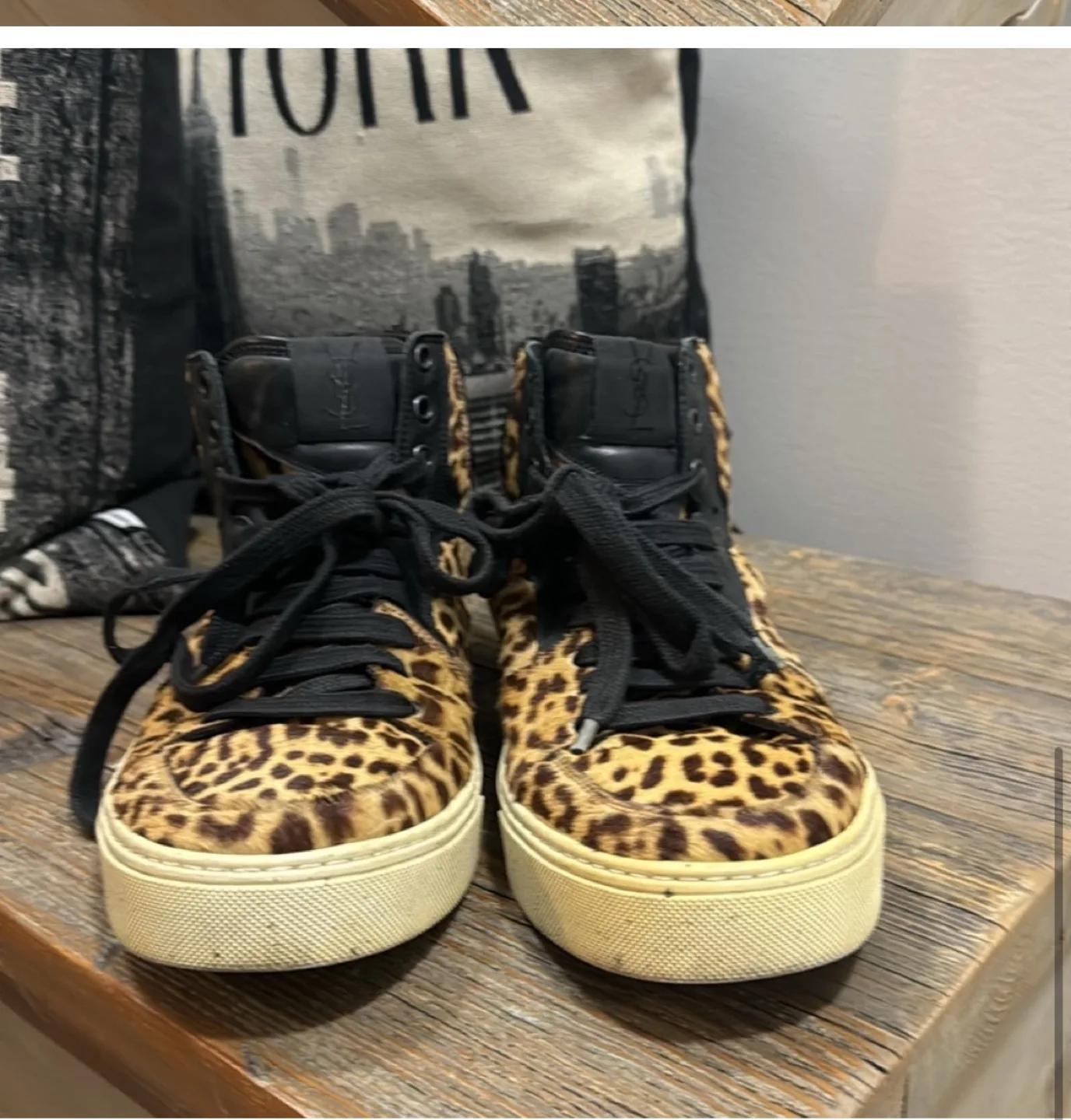 YSL pony hair sneakers - 42.5 (9..5 womens /7-7.5 mens) image indicator(4)