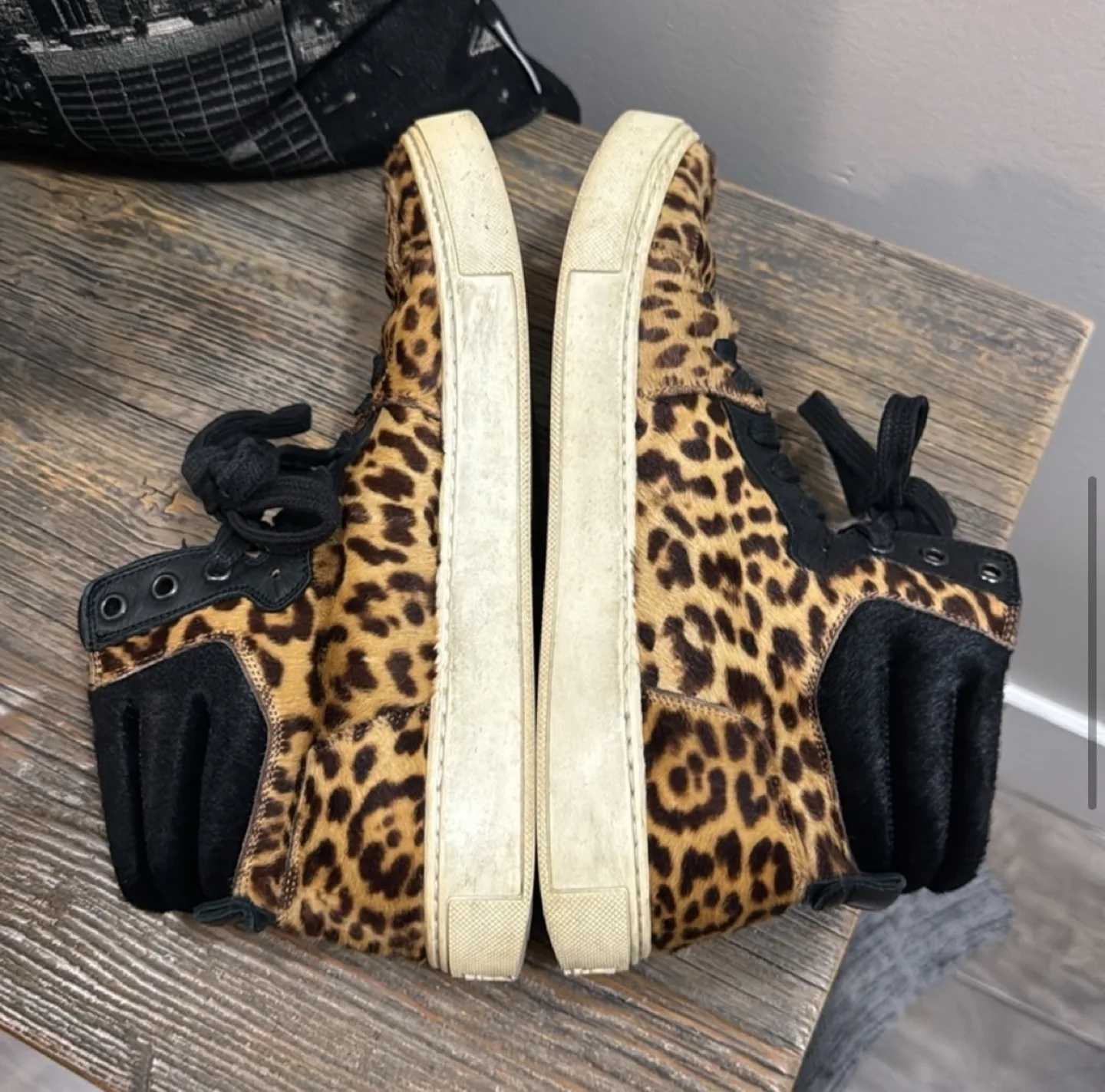 YSL pony hair sneakers - 42.5 (9..5 womens /7-7.5 mens) image indicator(6)