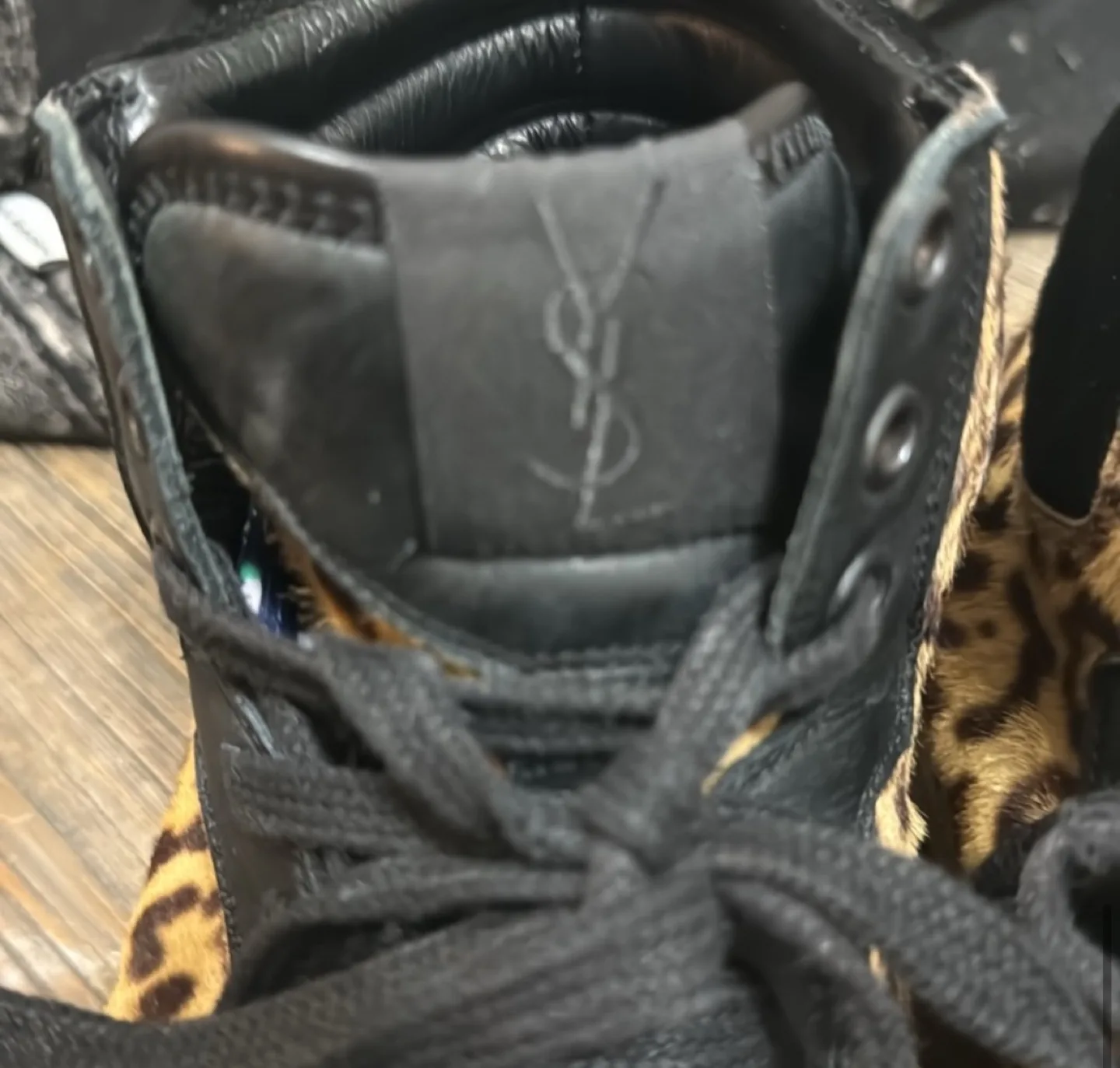 YSL pony hair sneakers - 42.5 (9..5 womens /7-7.5 mens) image indicator(8)