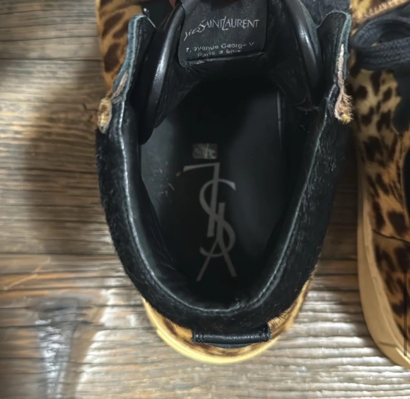 YSL pony hair sneakers - 42.5 (9..5 womens /7-7.5 mens) image indicator(9)