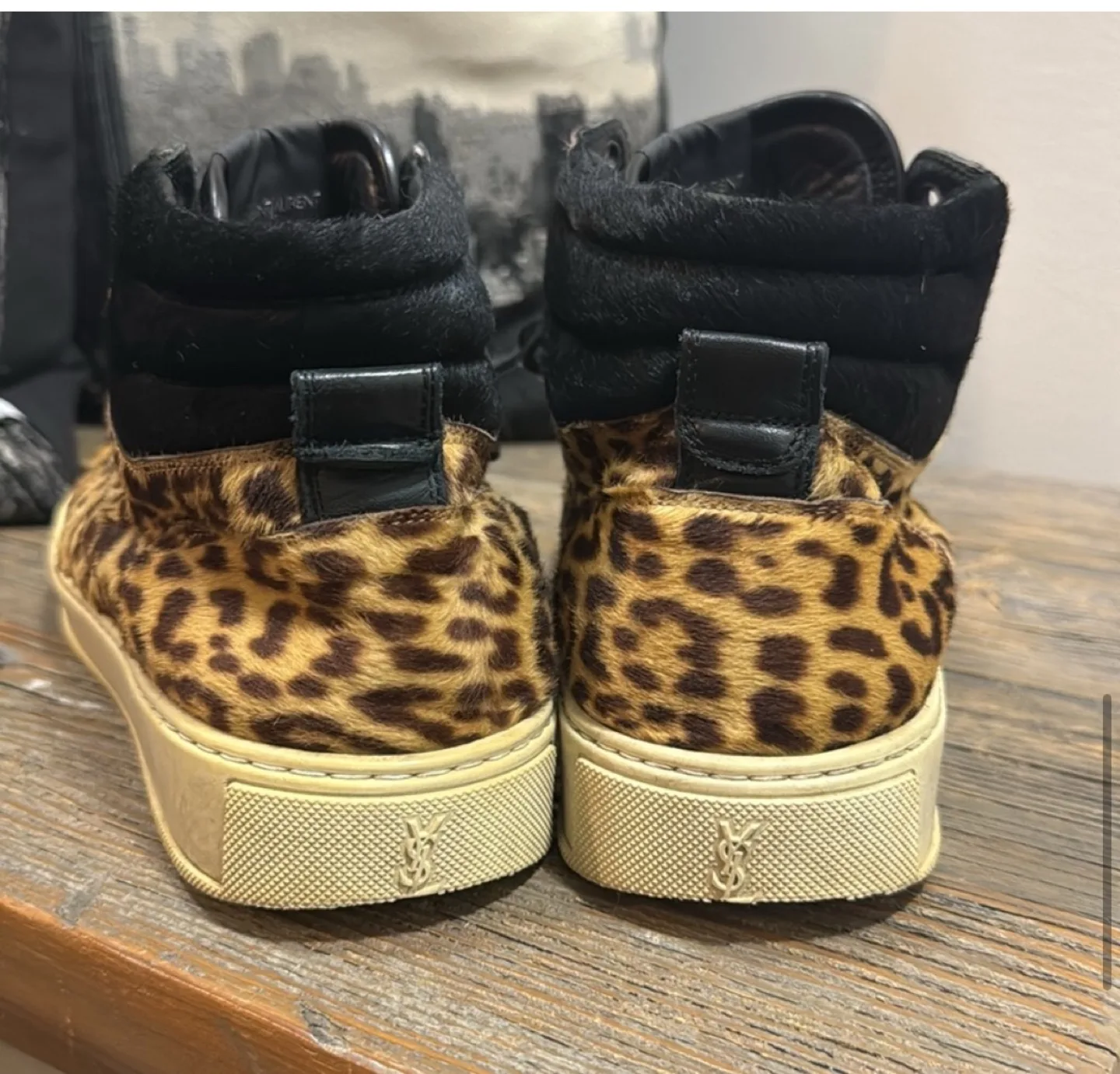 YSL pony hair sneakers - 42.5 (9..5 womens /7-7.5 mens) image indicator(7)