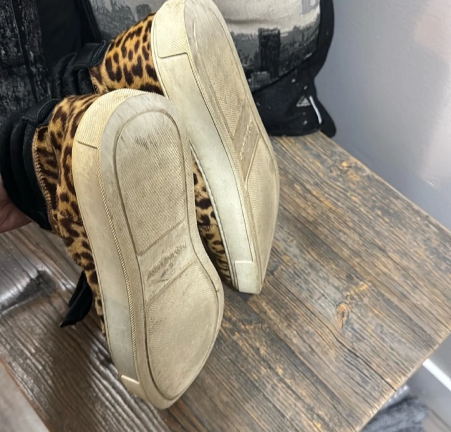 YSL pony hair sneakers - 42.5 (9..5 womens /7-7.5 mens) image indicator(10)