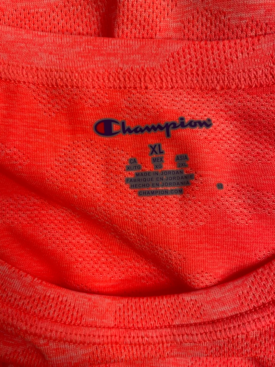 Champion Women's XL Coral Short Sleeve T-Shirt image indicator(4)