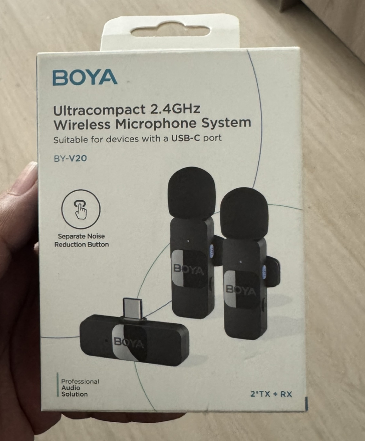 BOYA Dual Wireless Lavalier Lapel 3 Microphone for Android