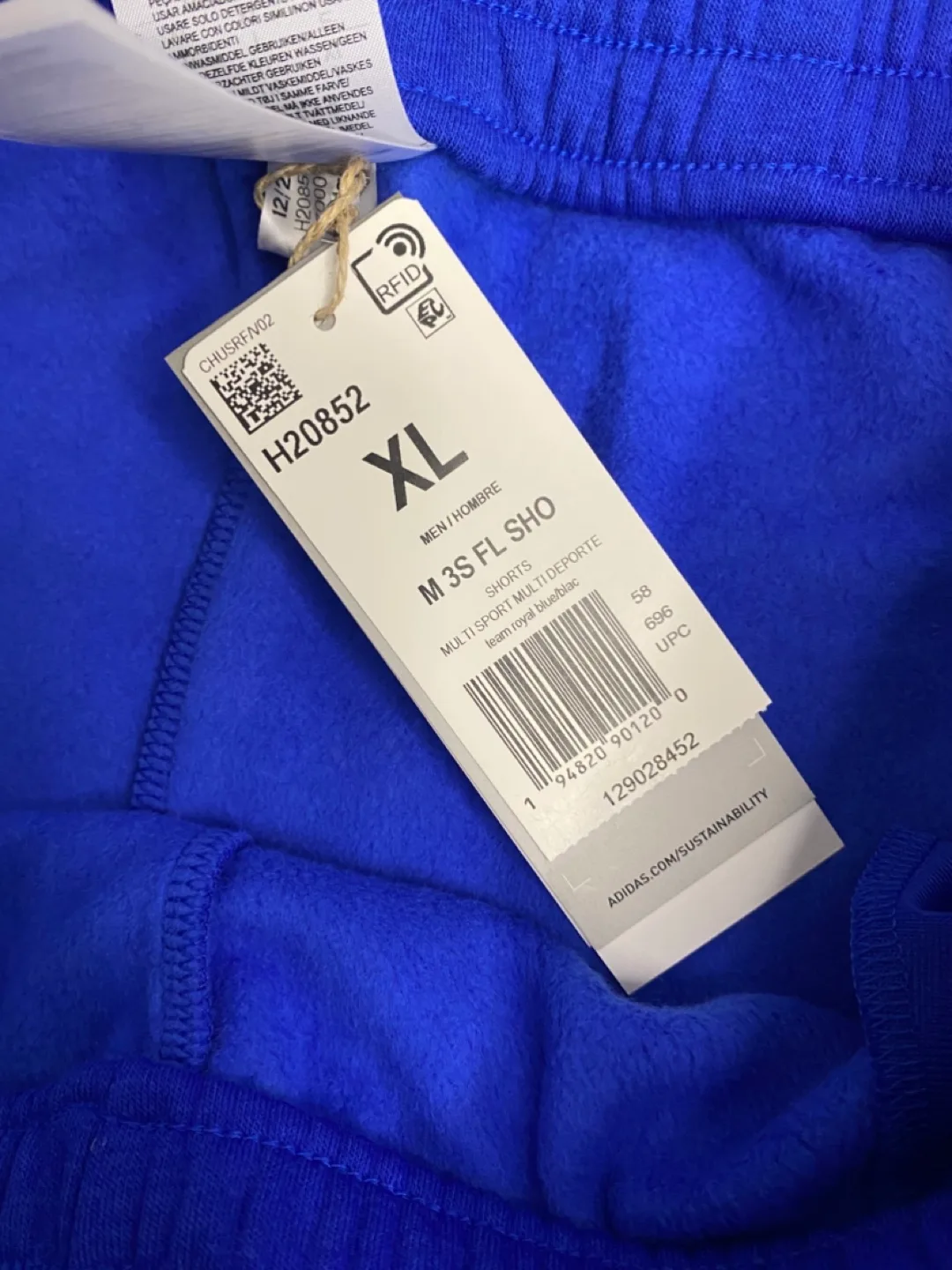 Adidas Men's Blue Shorts Size XL image indicator(4)