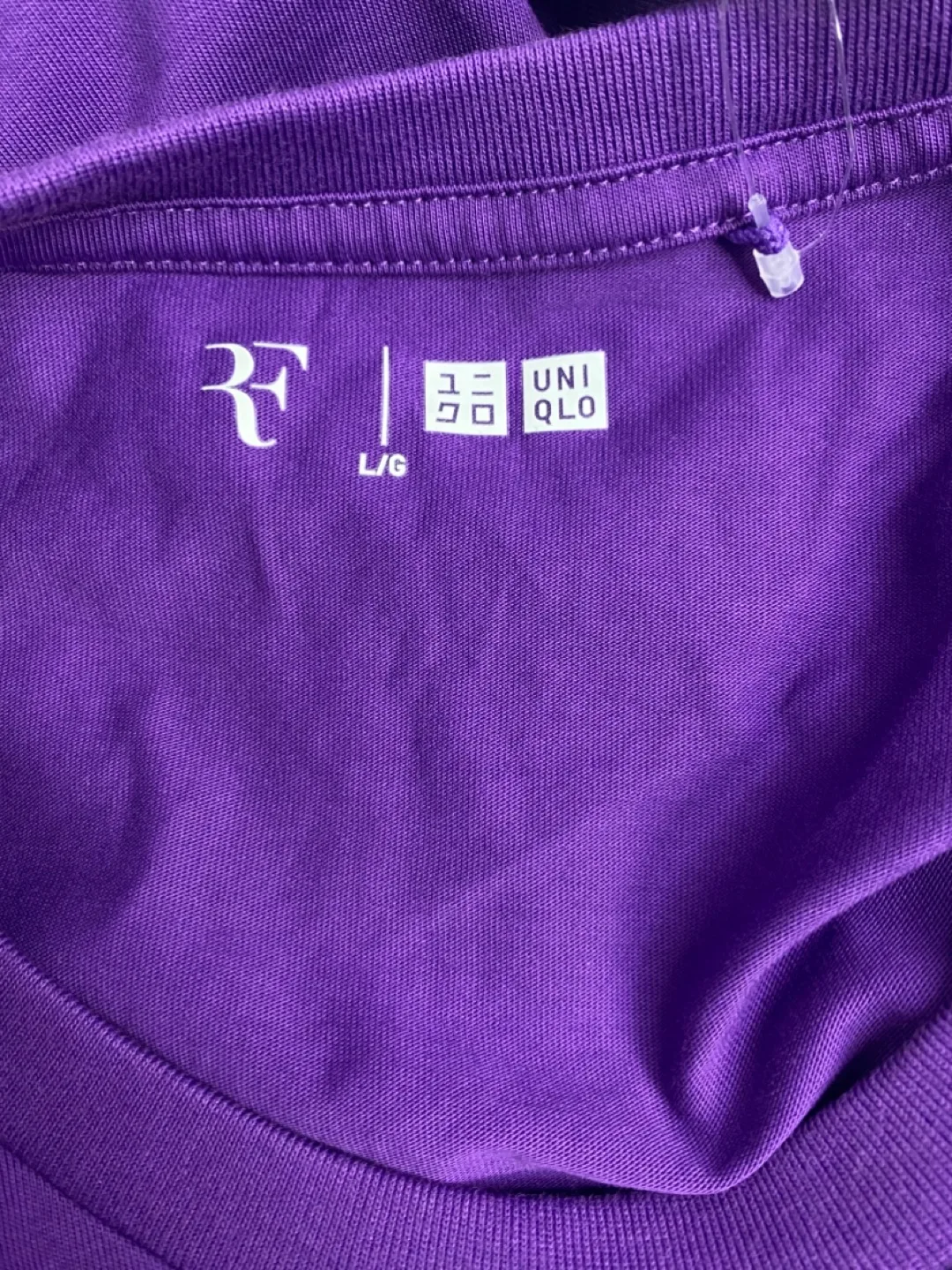 Uniqlo Roger Federer T-Shirt - Purple - Size L/G image indicator(5)