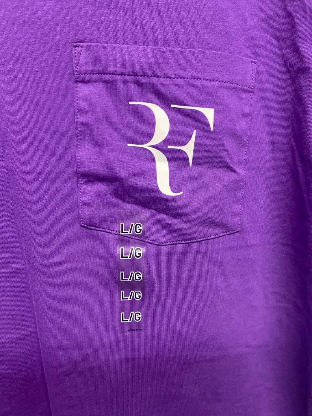 Uniqlo Roger Federer T-Shirt - Purple - Size L/G image indicator(2)