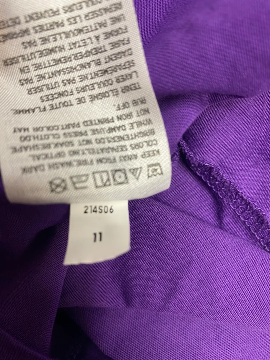 Uniqlo Roger Federer T-Shirt - Purple - Size L/G image indicator(7)