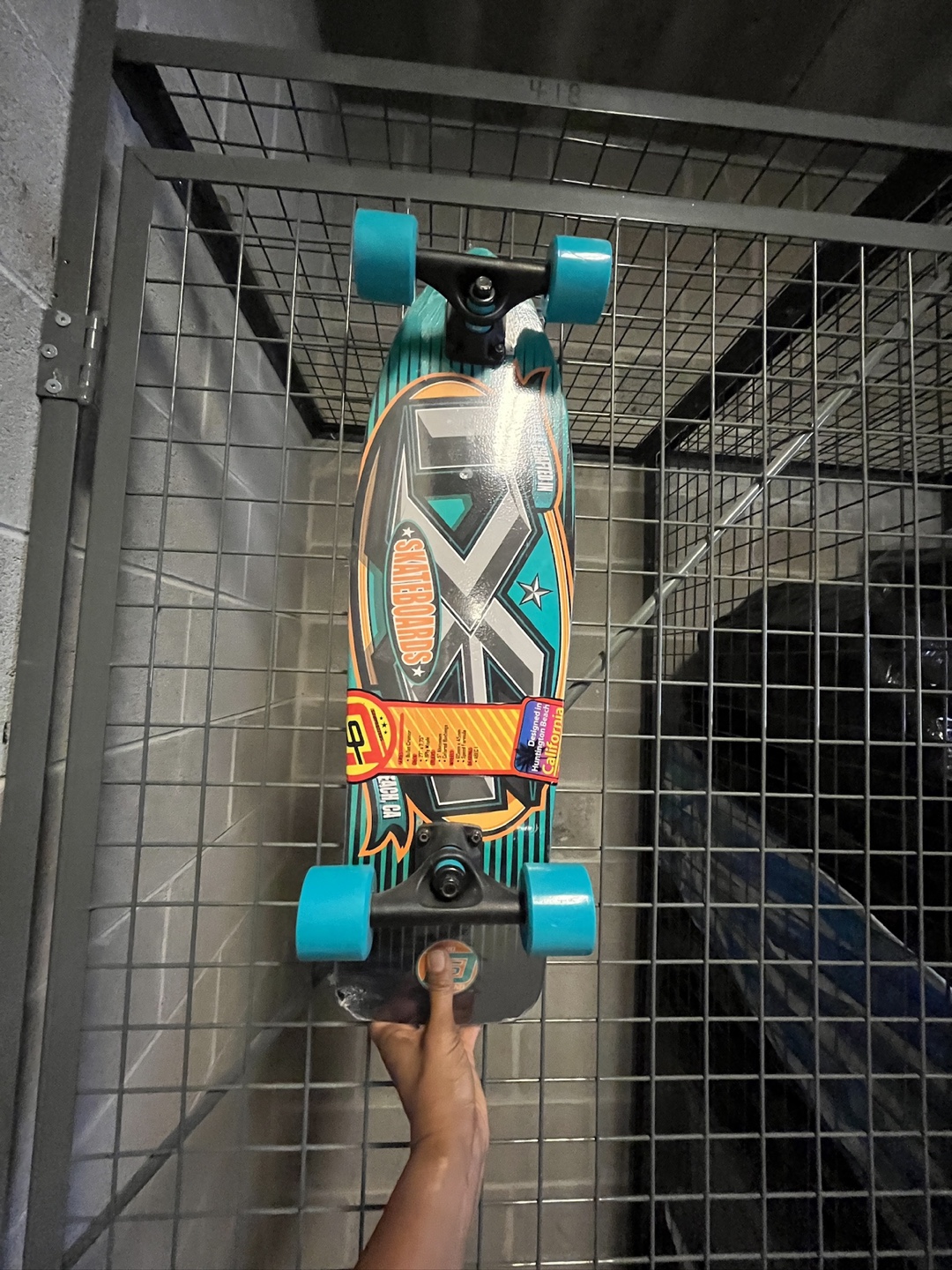 DXG Skateboards Cruiser Complete - Teal/Black - photo 5