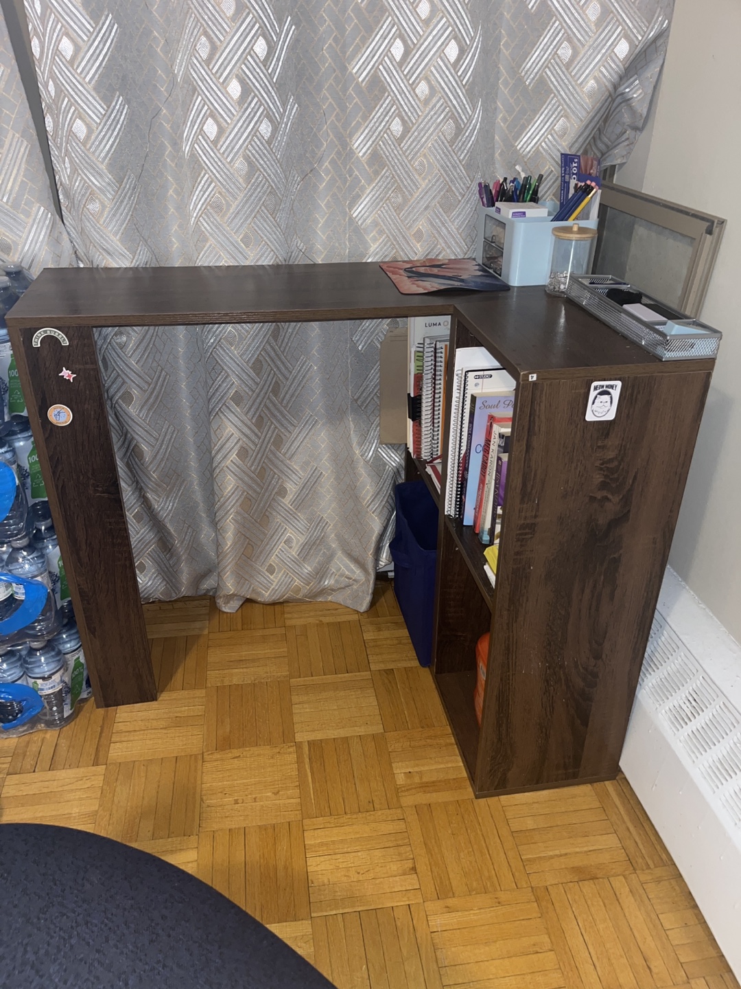 Corner Computer Desk with Storage - photo 2