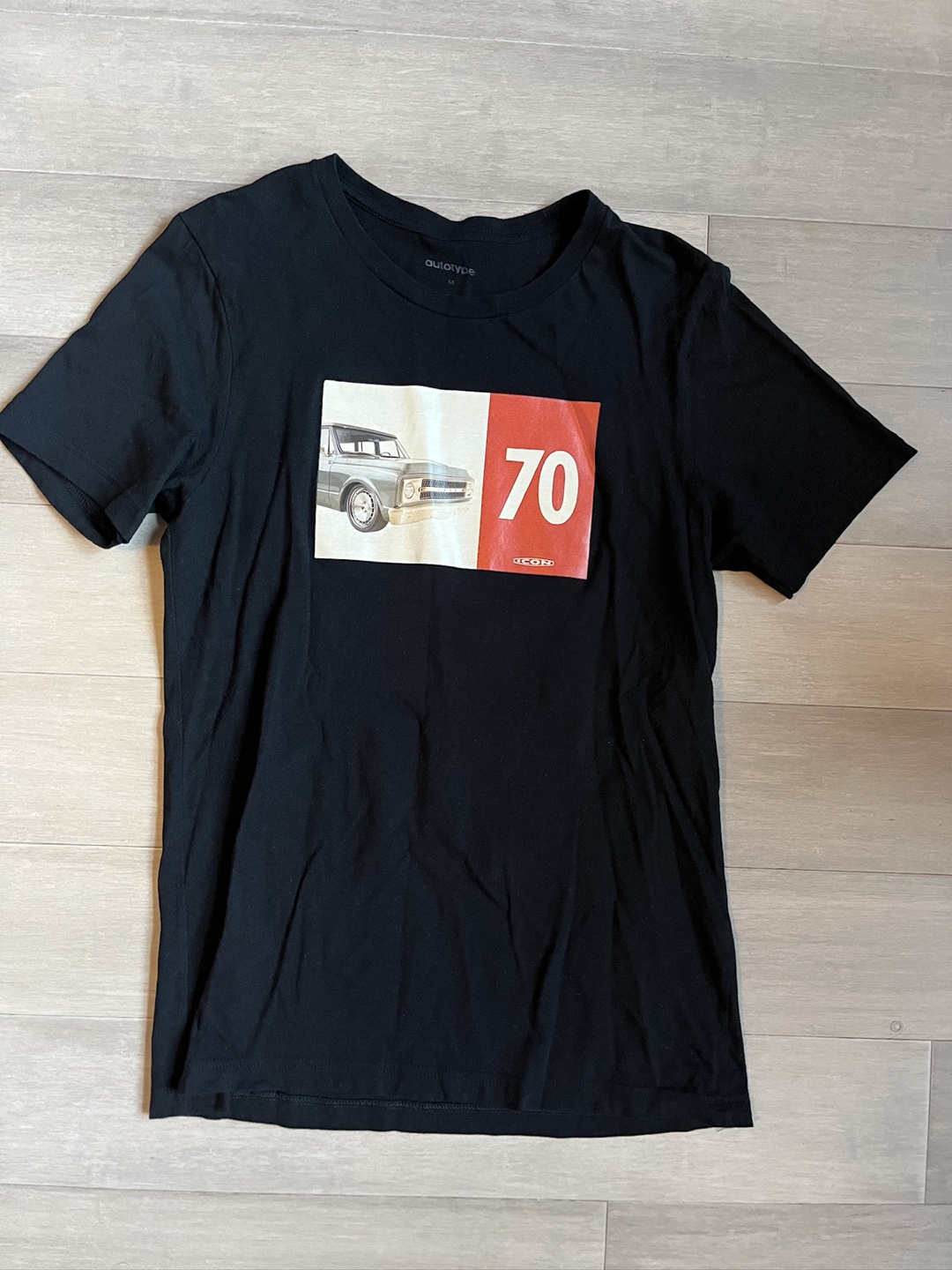 Auiotype Men's Black T-Shirt Size M Graphic Tee - photo 4