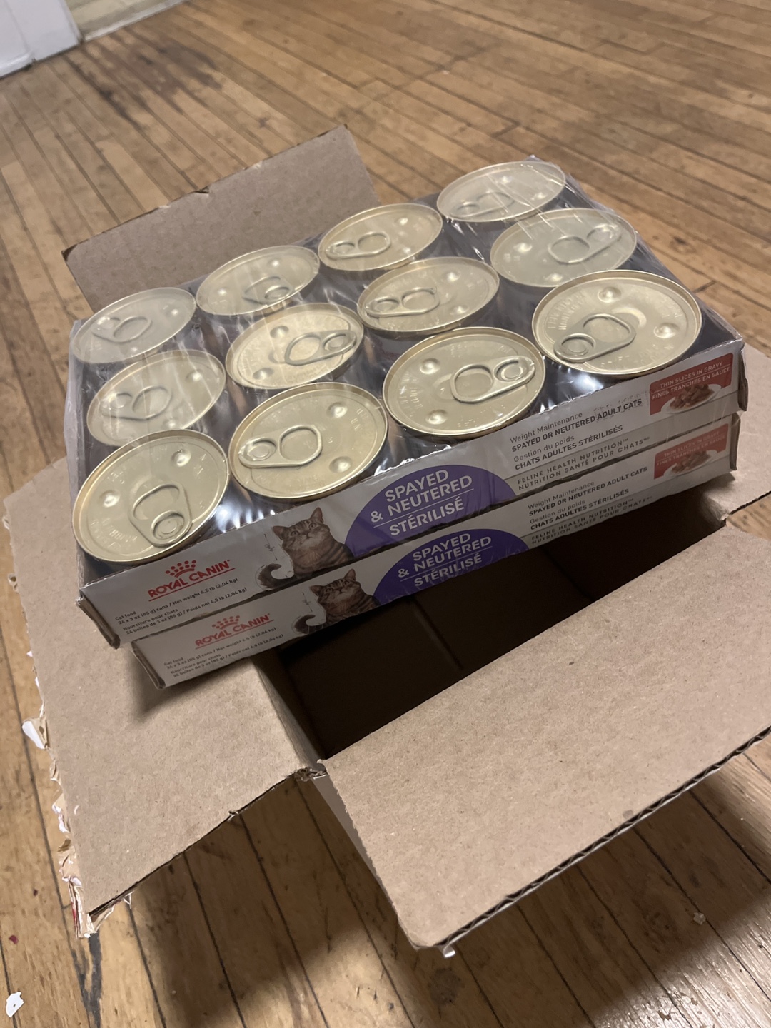 Royal Canin Spayed/Neutered Cat Food - 12 cans