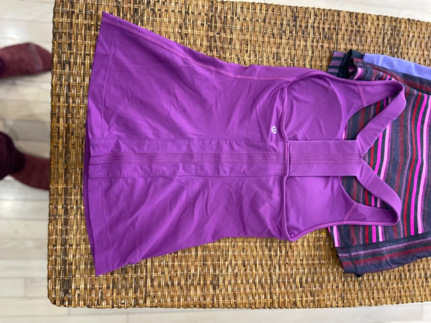 Lululemon Purple Racerback Tank Top image indicator(2)