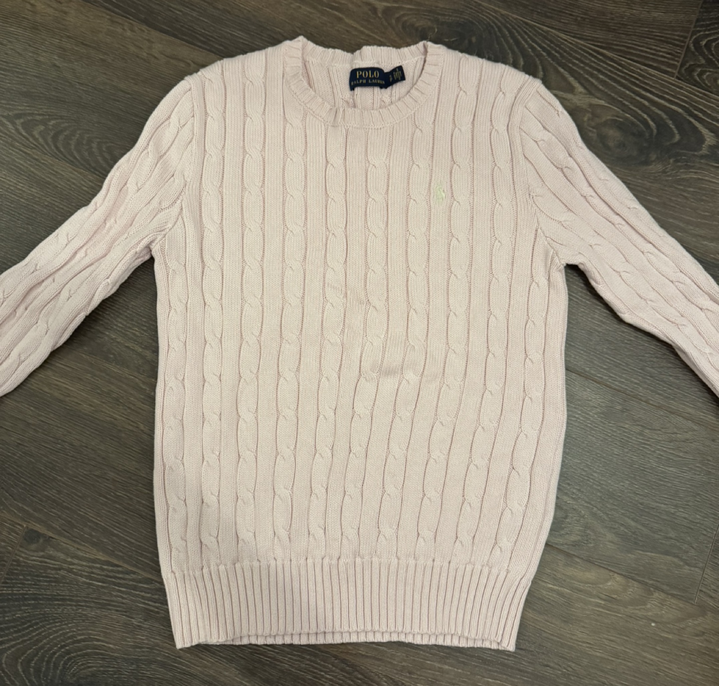 Polo Ralph Lauren Pink Cable Knit Sweater