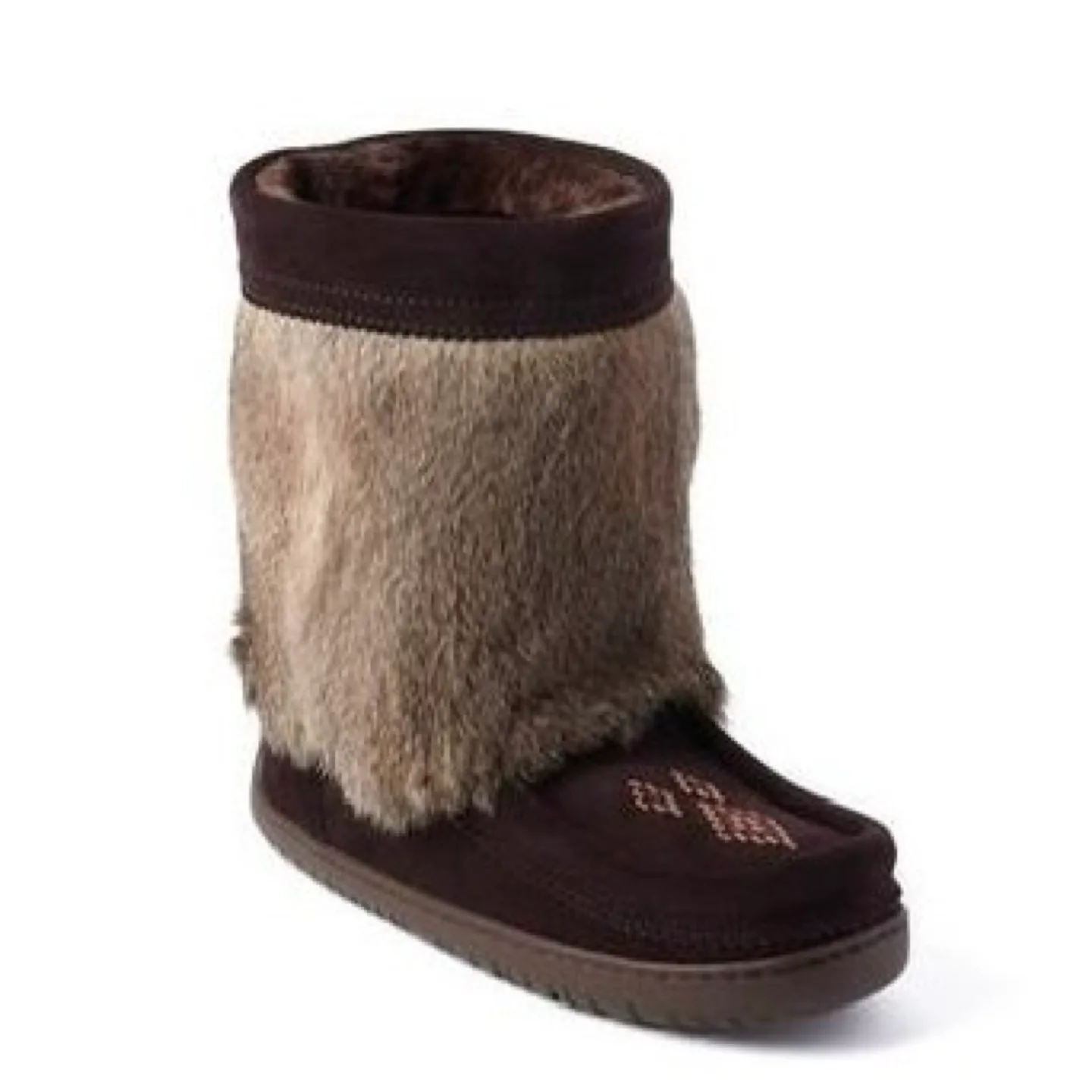 MANITOBAN HALF SUEDE MUKLUK Women Sz 8 thumbnail