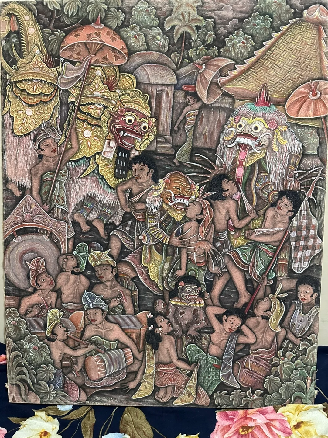Balinese Wayang Kulit Painting thumbnail