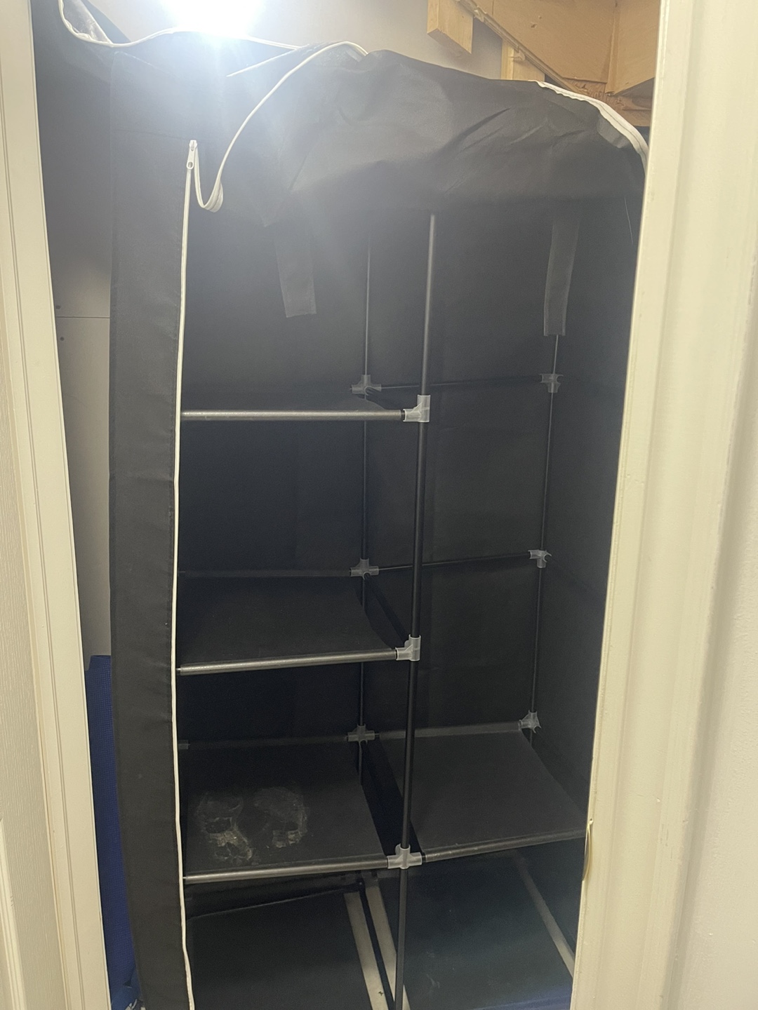 Black Fabric Wardrobe Organizer