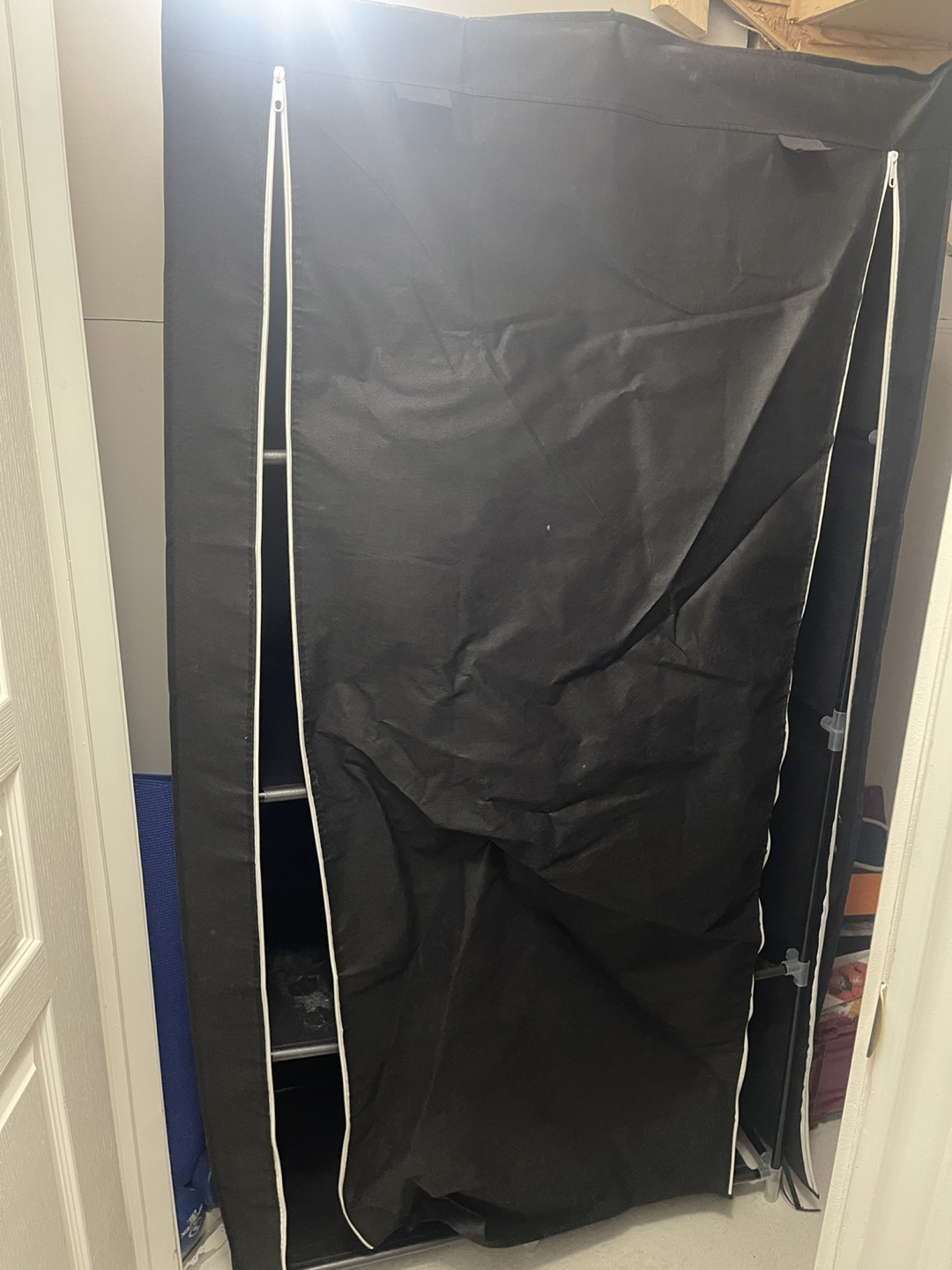 Black Fabric Wardrobe Organizer - photo 2