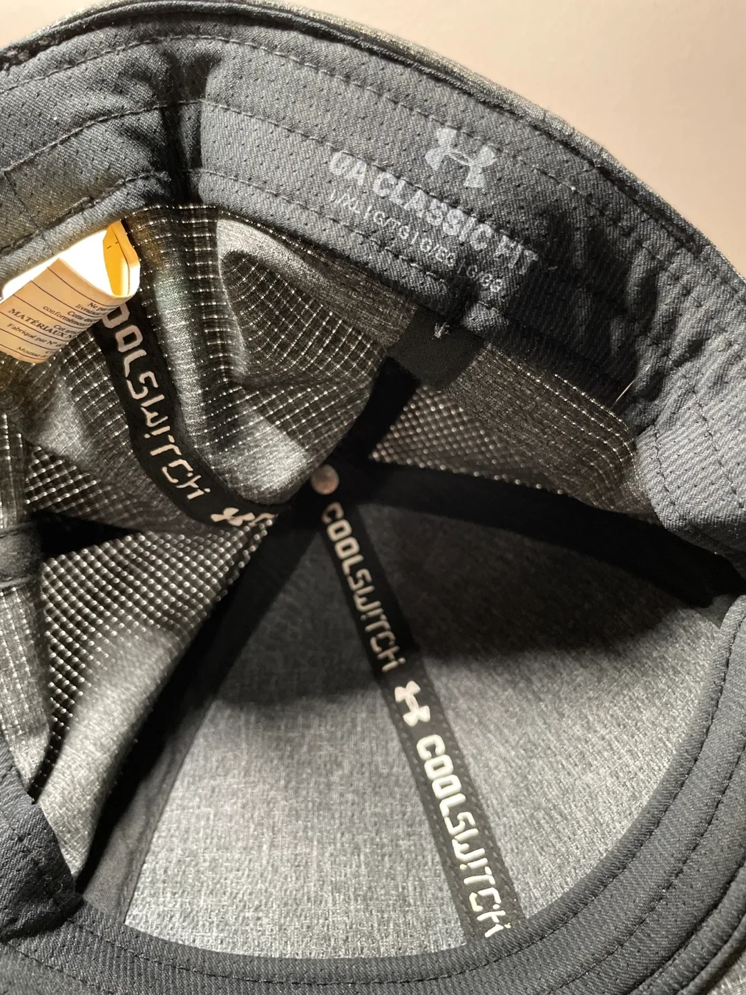 Under Armour Men's Gray CoolSwitch Classic Fit Hat 🏈 image indicator(2)