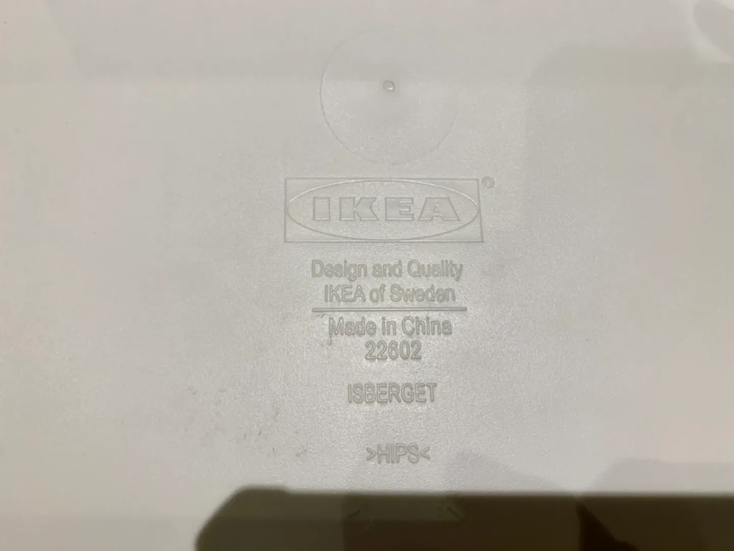 IKEA ISBERGET White Plastic Laptop Riser Stand image indicator(3)