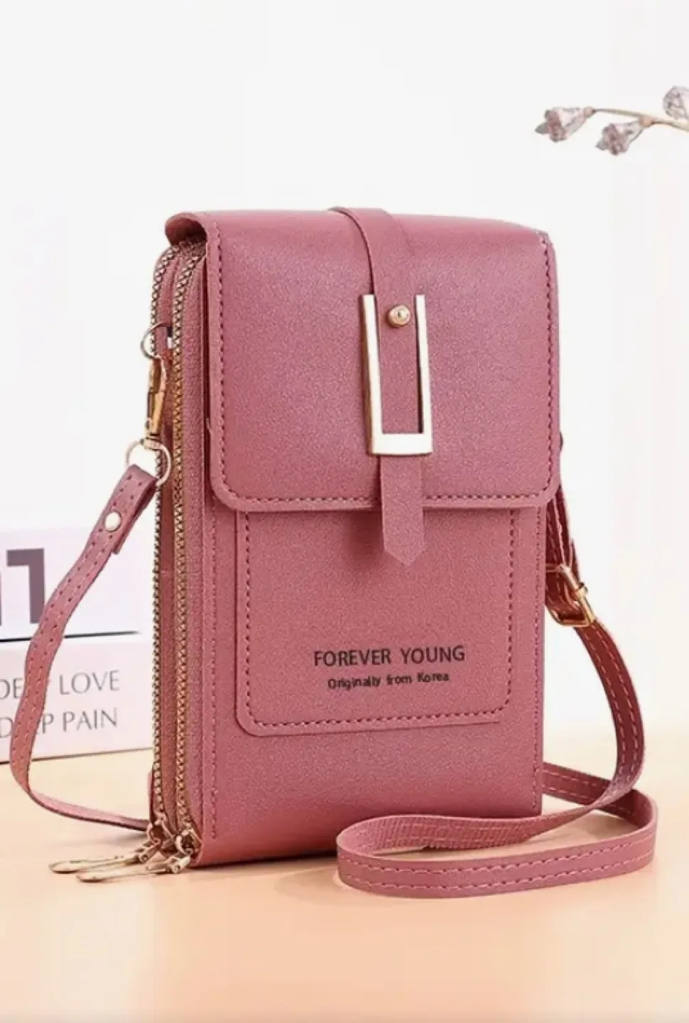 NEW 💵 Forever Young Cell Phone Crossbody Bag / purse image indicator(2)