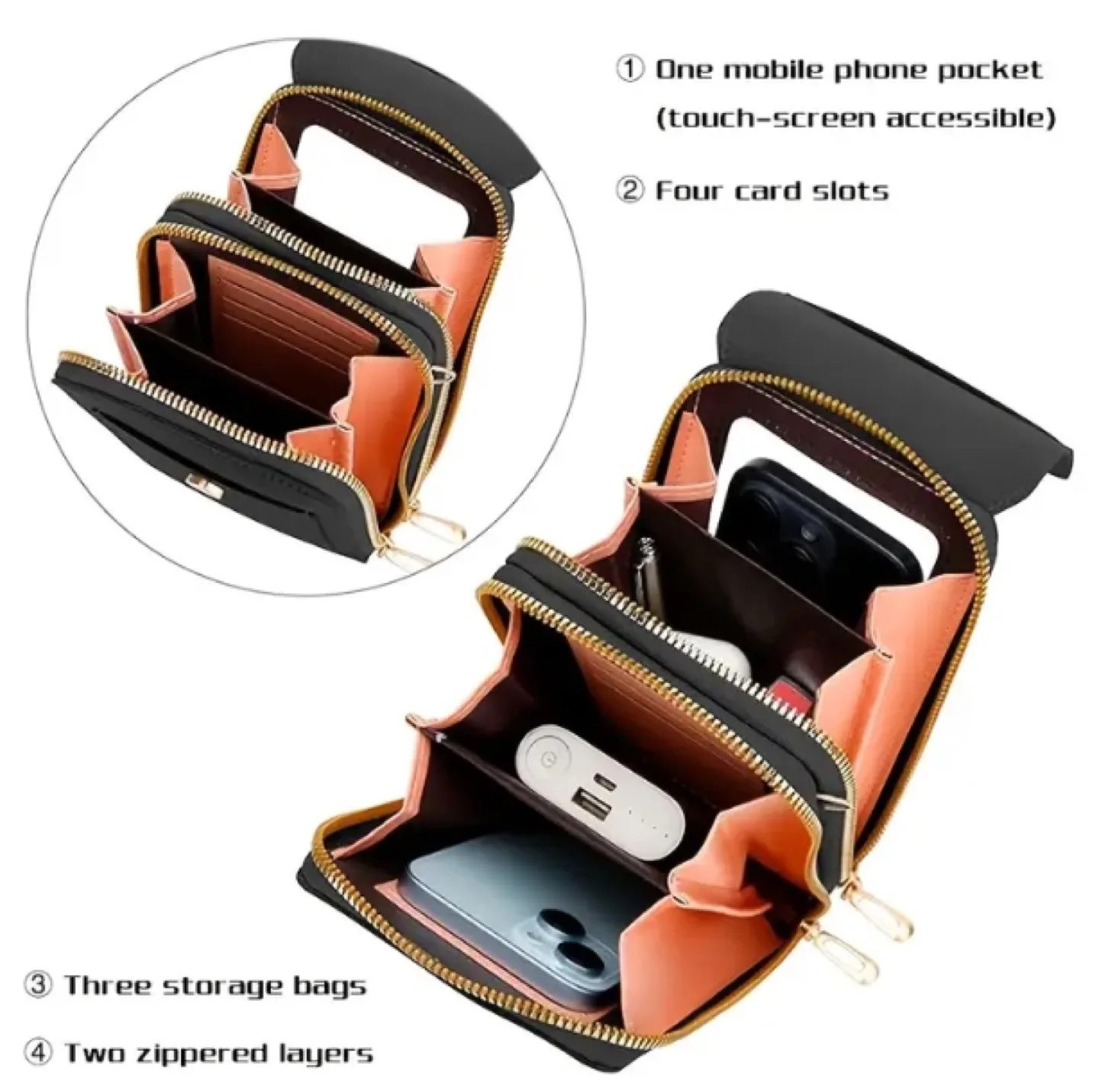 NEW 💵 Forever Young Cell Phone Crossbody Bag / purse image indicator(5)