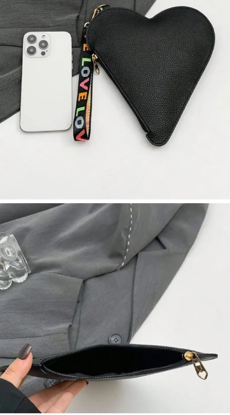 NEW ❤️ Heart-shaped crossbody bag / purse image indicator(5)