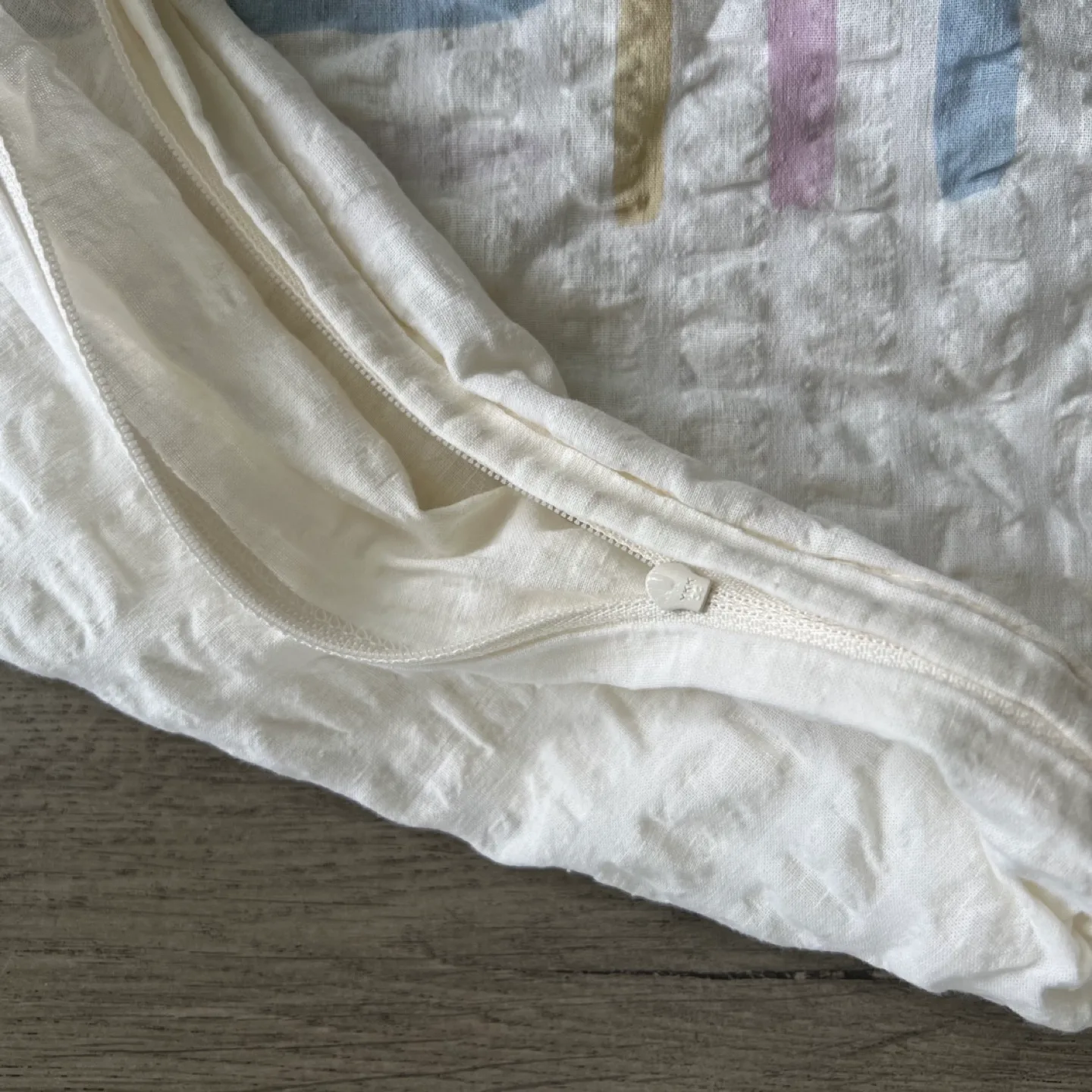 White Pastel Waffle Euro Square Pillowcase image indicator(4)