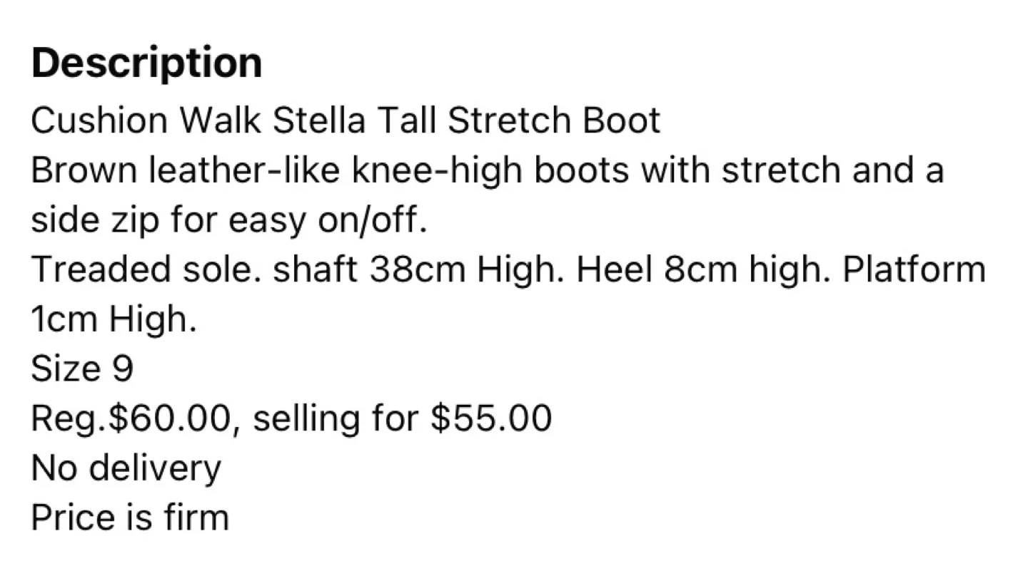 Brown Knee-High Boots with Block Heel image indicator(6)