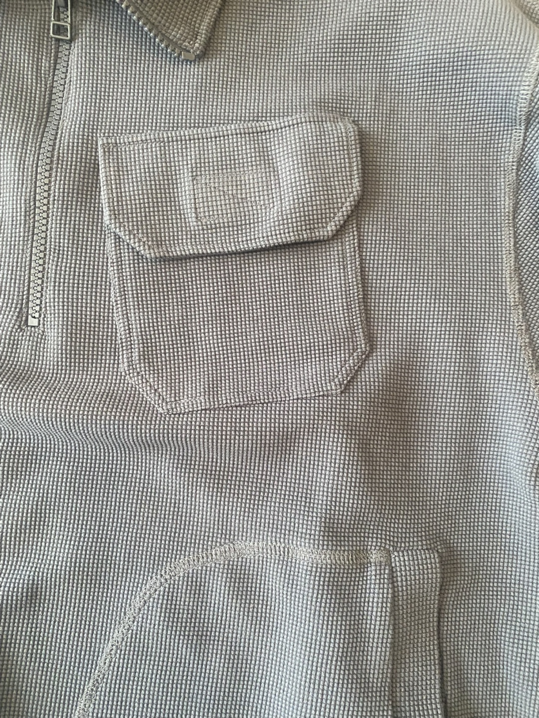 Helmut Lang Half-Zip Waffle Knit Pullover - photo 5