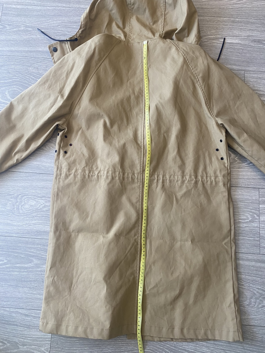 Ami x Gap tan hooded longline parka - photo 4