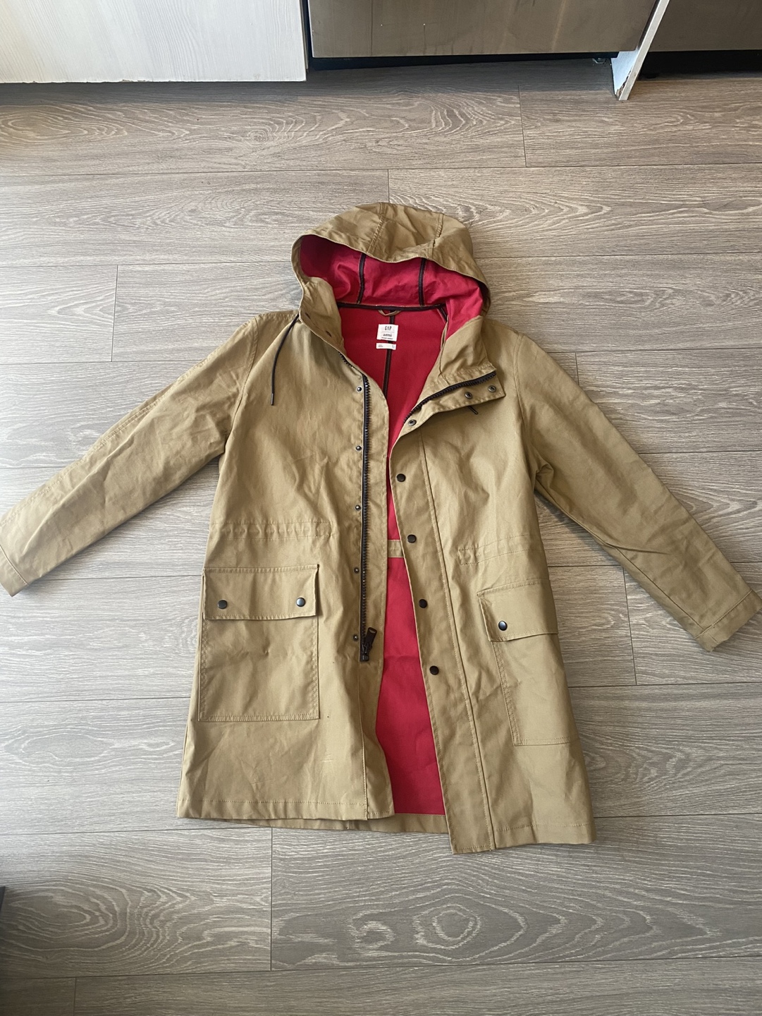 Ami x Gap tan hooded longline parka - photo 2