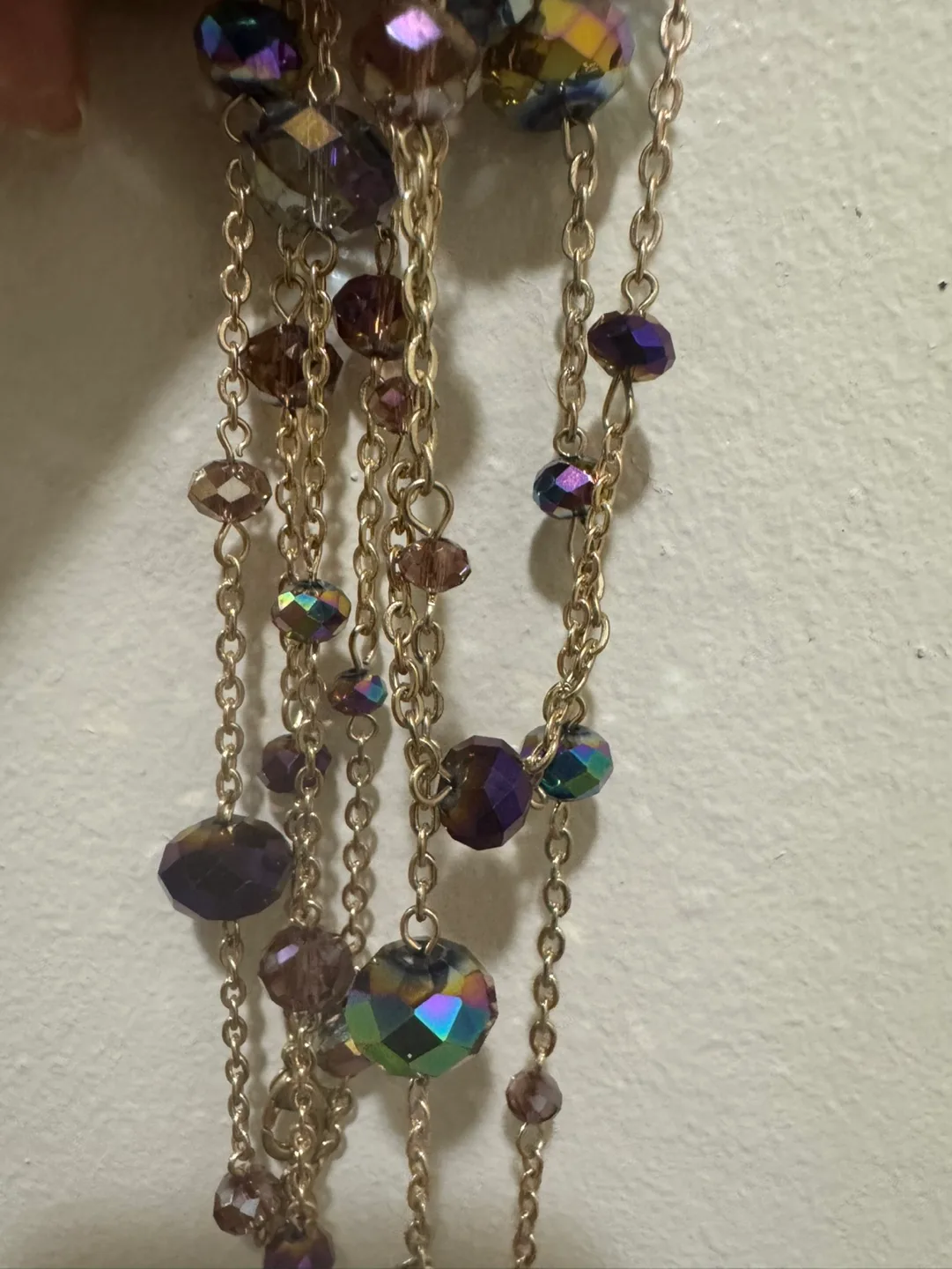 🏈 Aldo Gorgeous Multi-Strand Beaded Necklace image indicator(3)