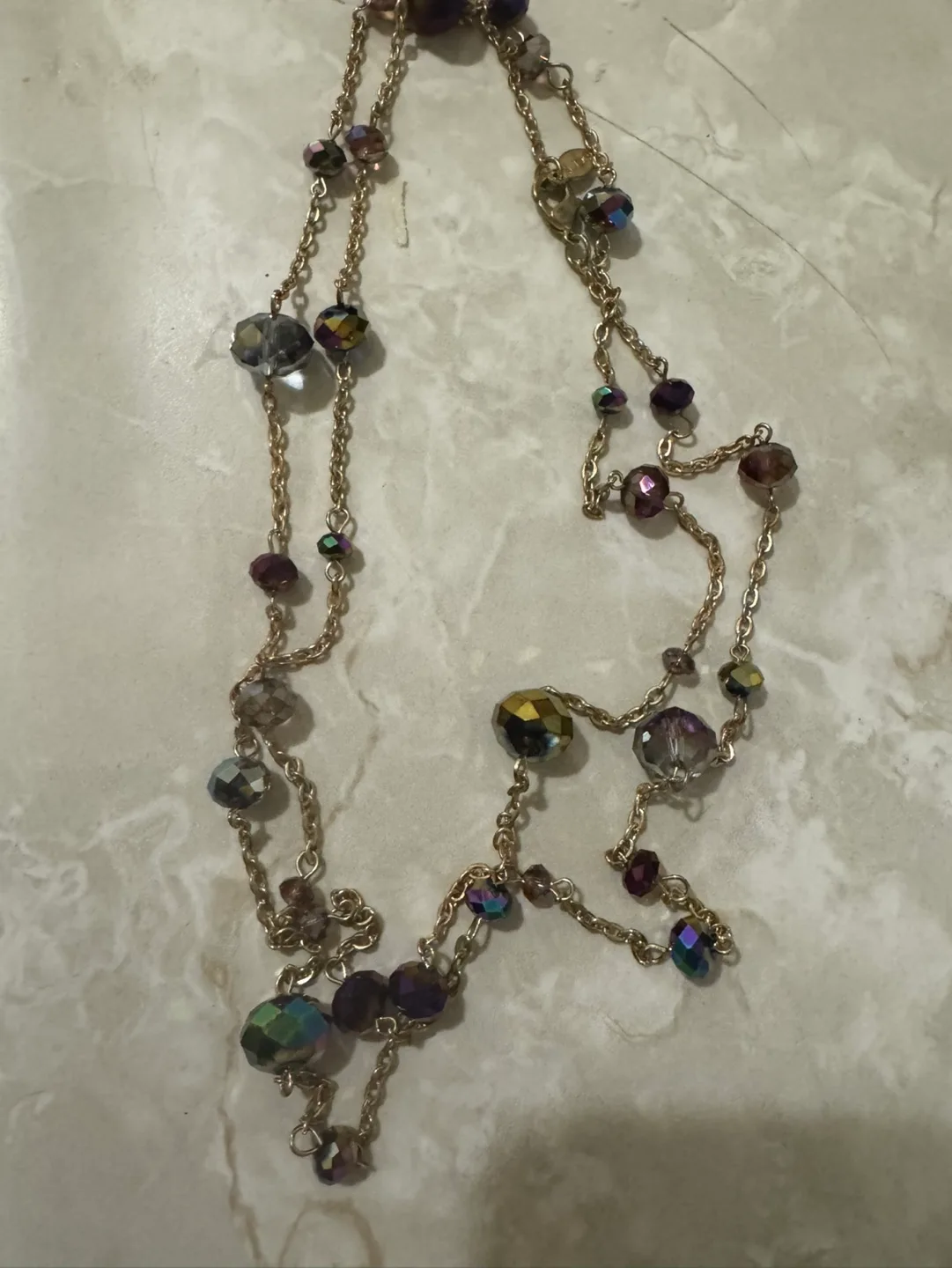 🏈 Aldo Gorgeous Multi-Strand Beaded Necklace image indicator(5)