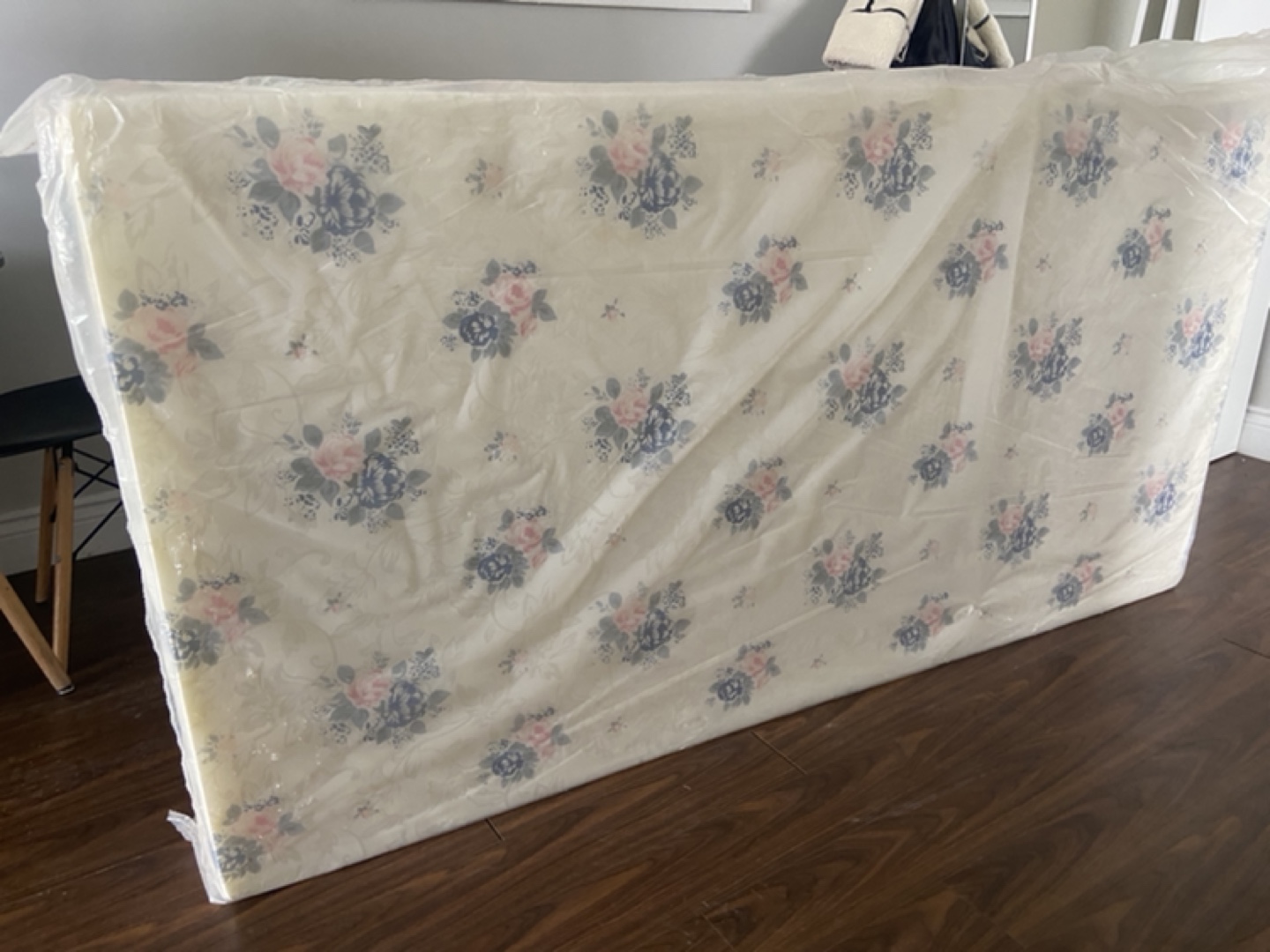 New Twin Mattress, Floral Pattern