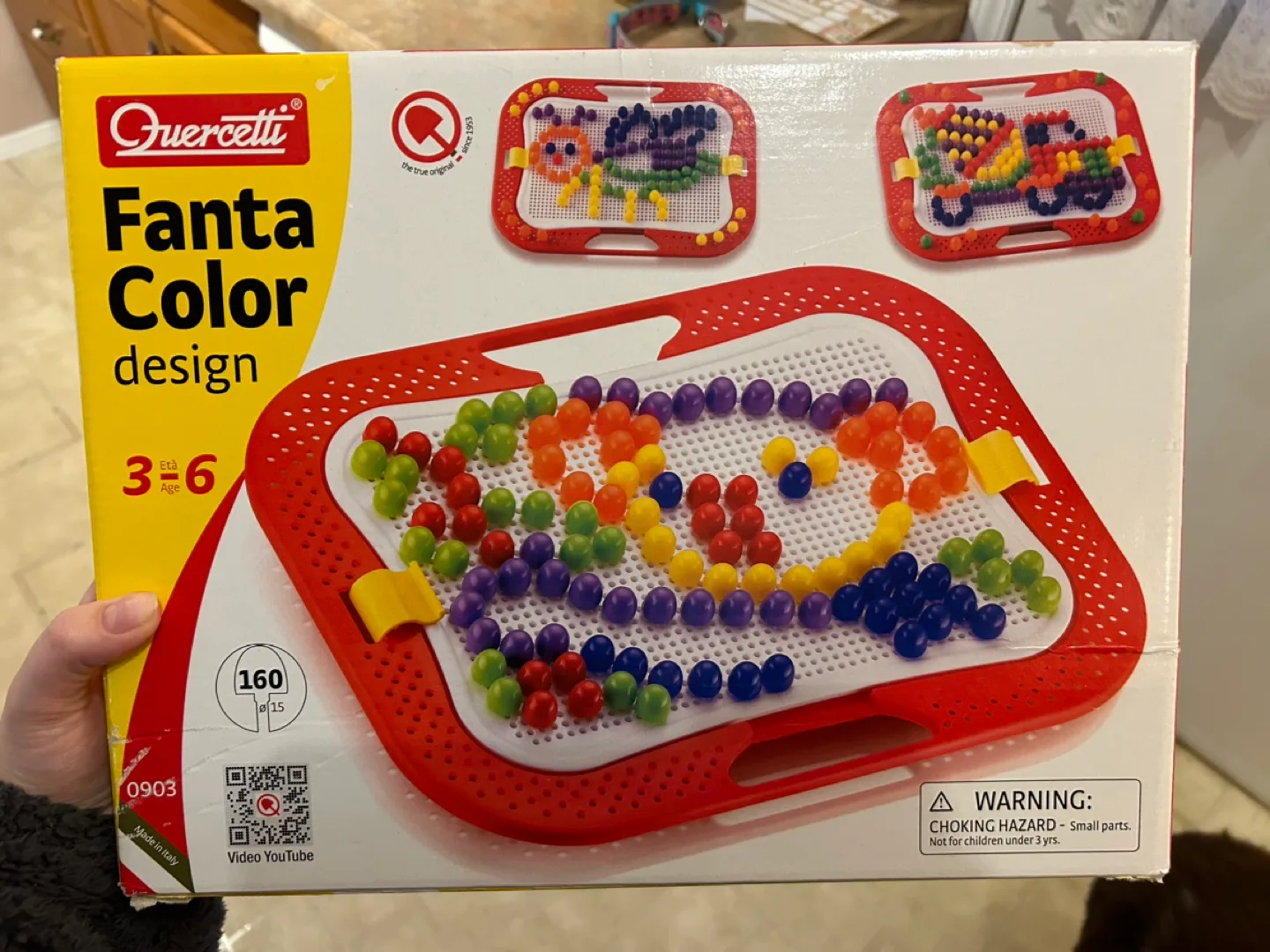 Quercetti Fanta Color Design Peg Board 🏈 thumbnail