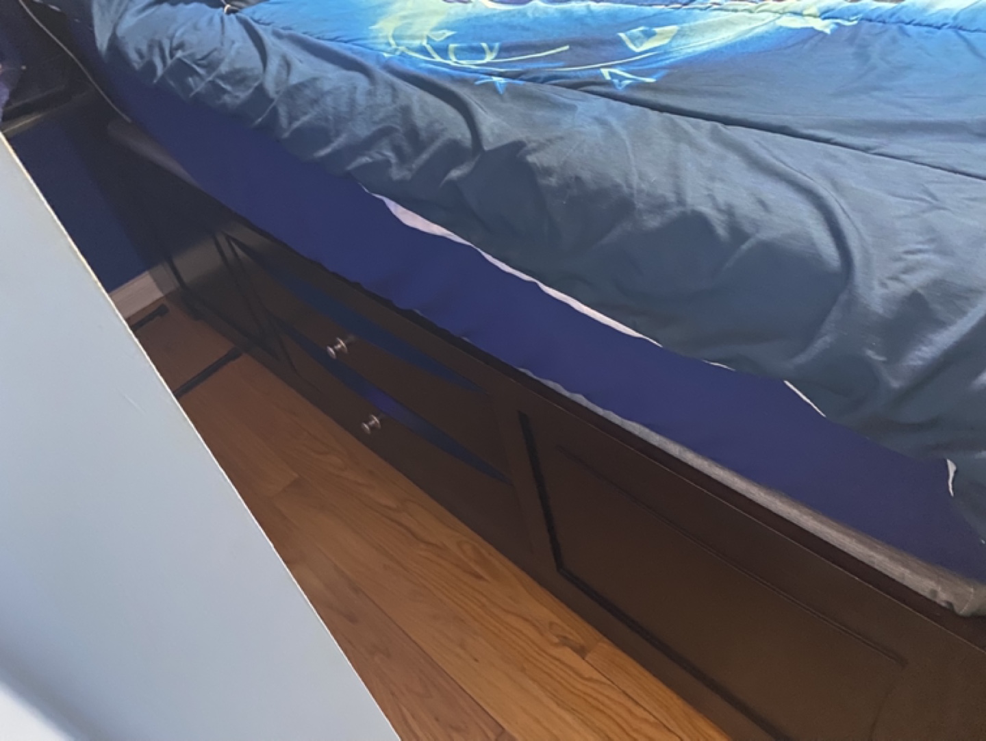King Size Bed Frame with Drawers and Gamer Comforter Set - photo 4