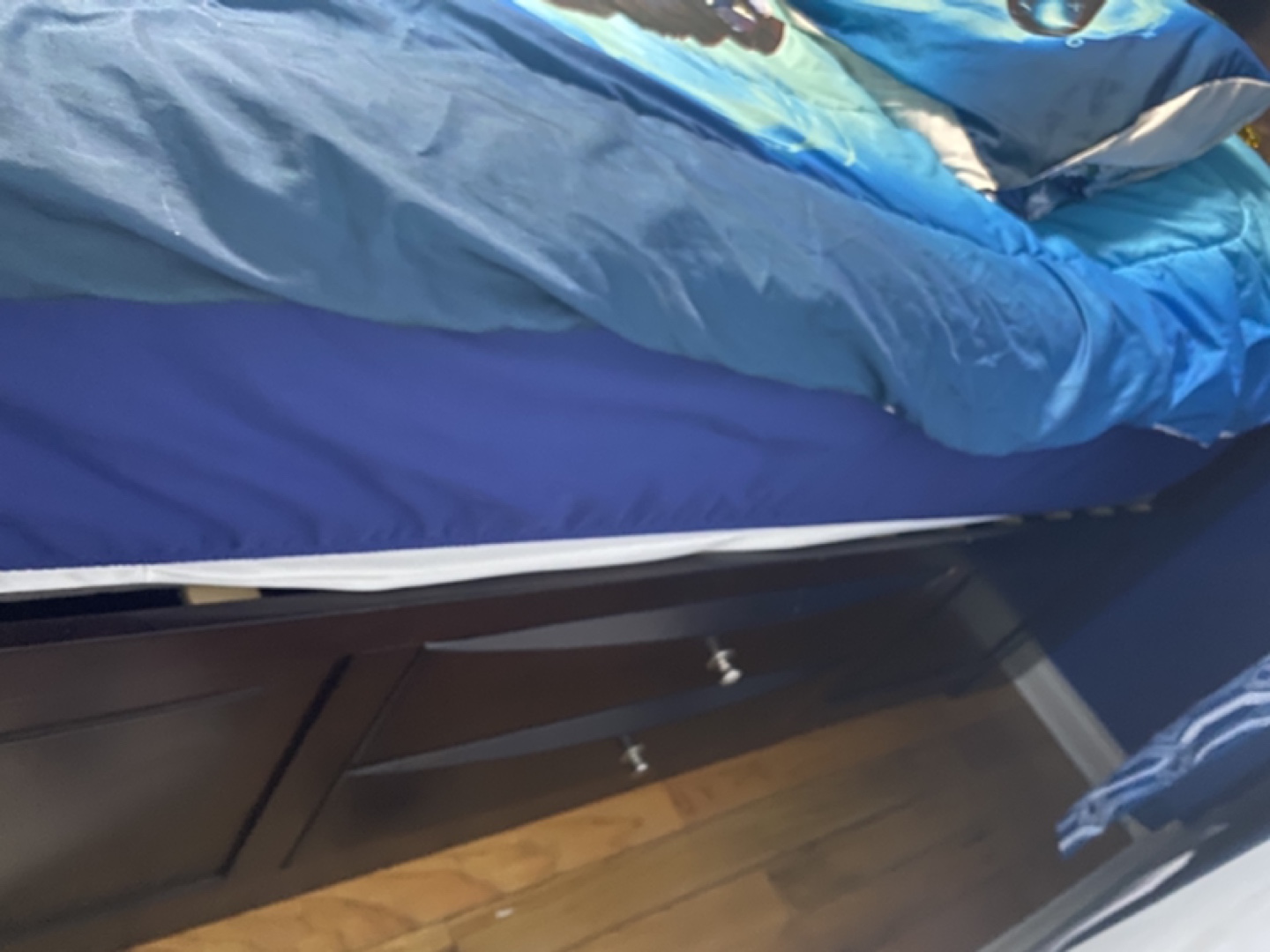 King Size Bed Frame with Drawers and Gamer Comforter Set - photo 3