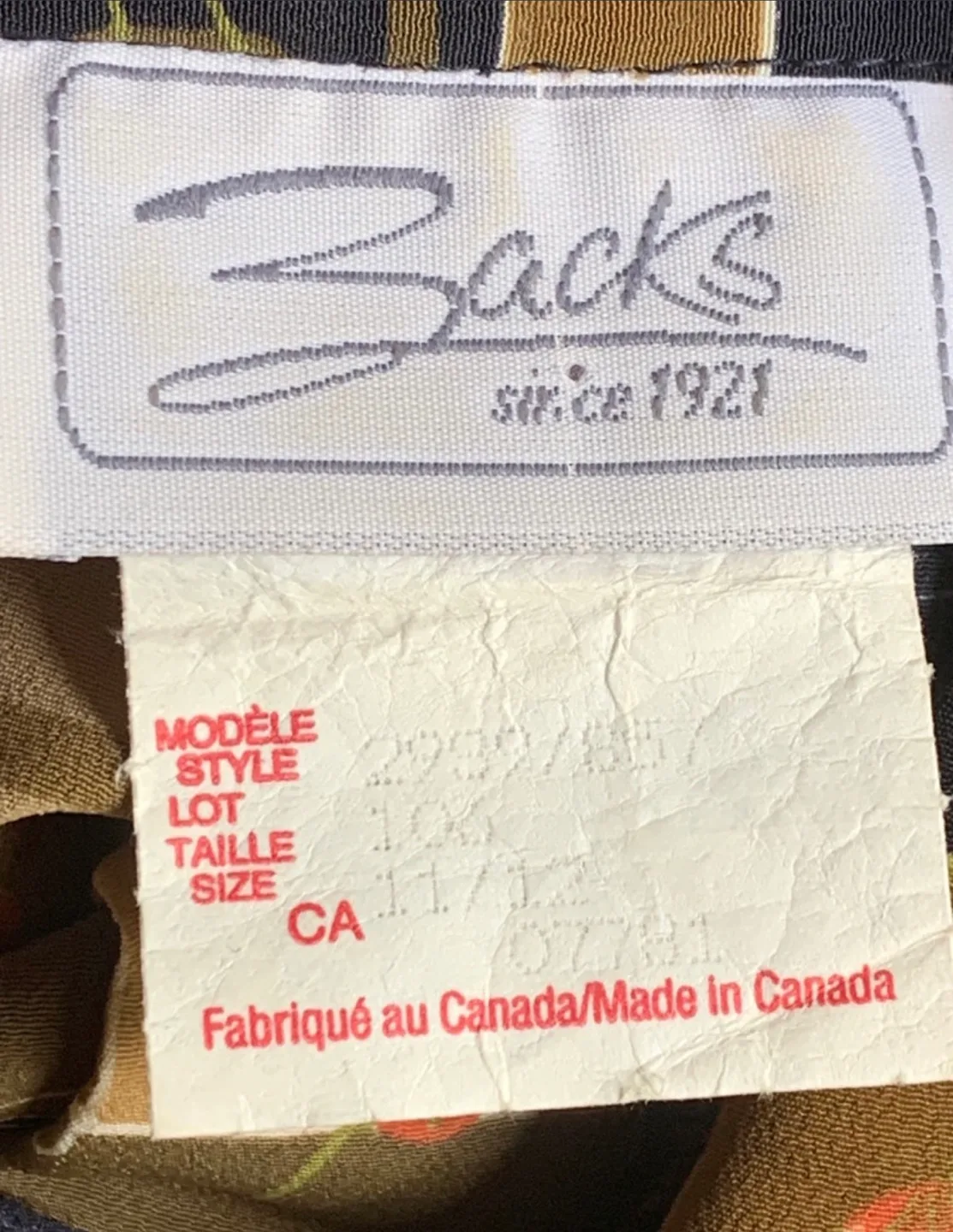 Zack's Women's Size 11/12 Long Sleeve Button-Up Blouse image indicator(2)