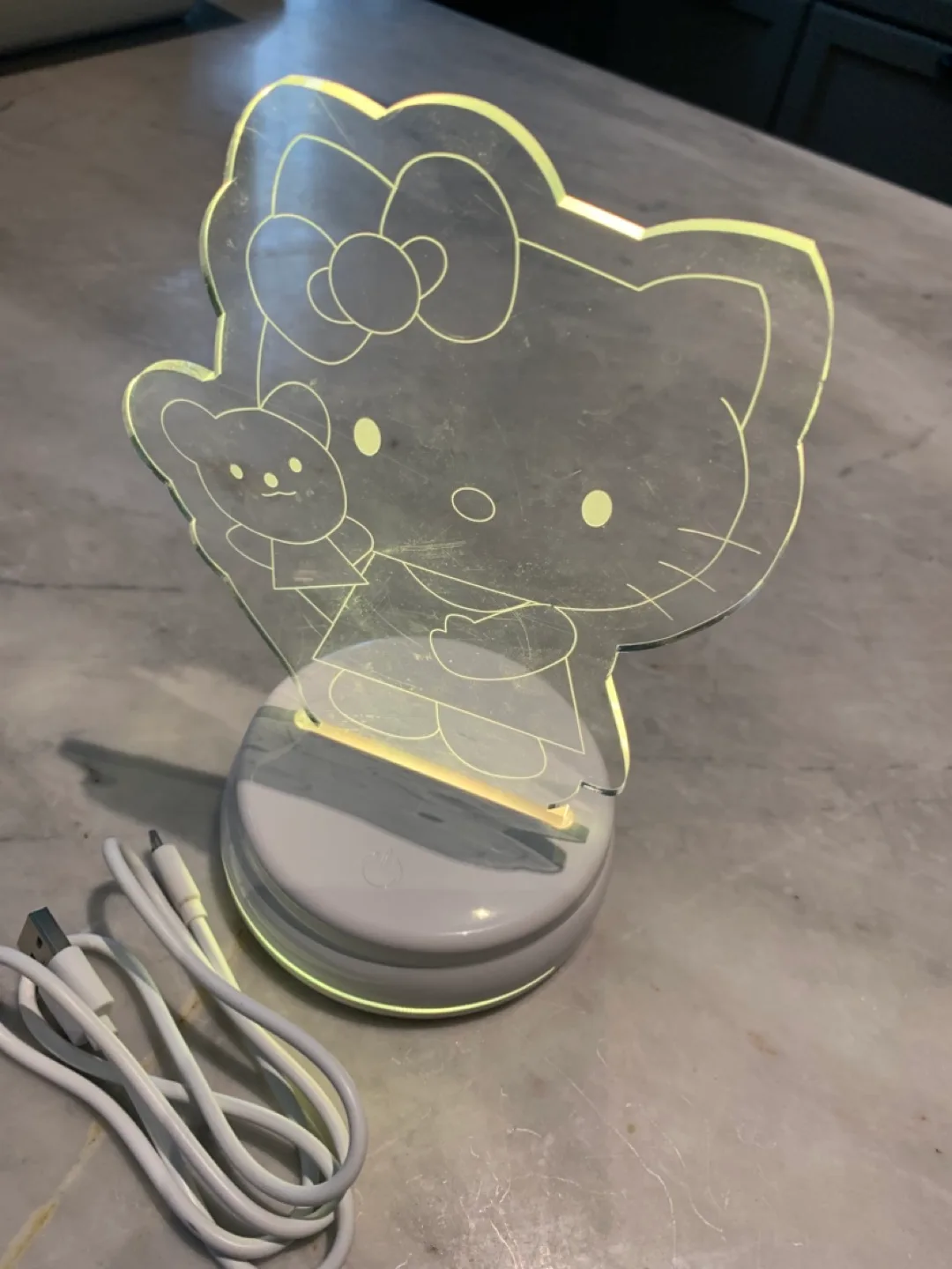 Hello Kitty LED Night Light – Multi-Color Touch Control image indicator(5)