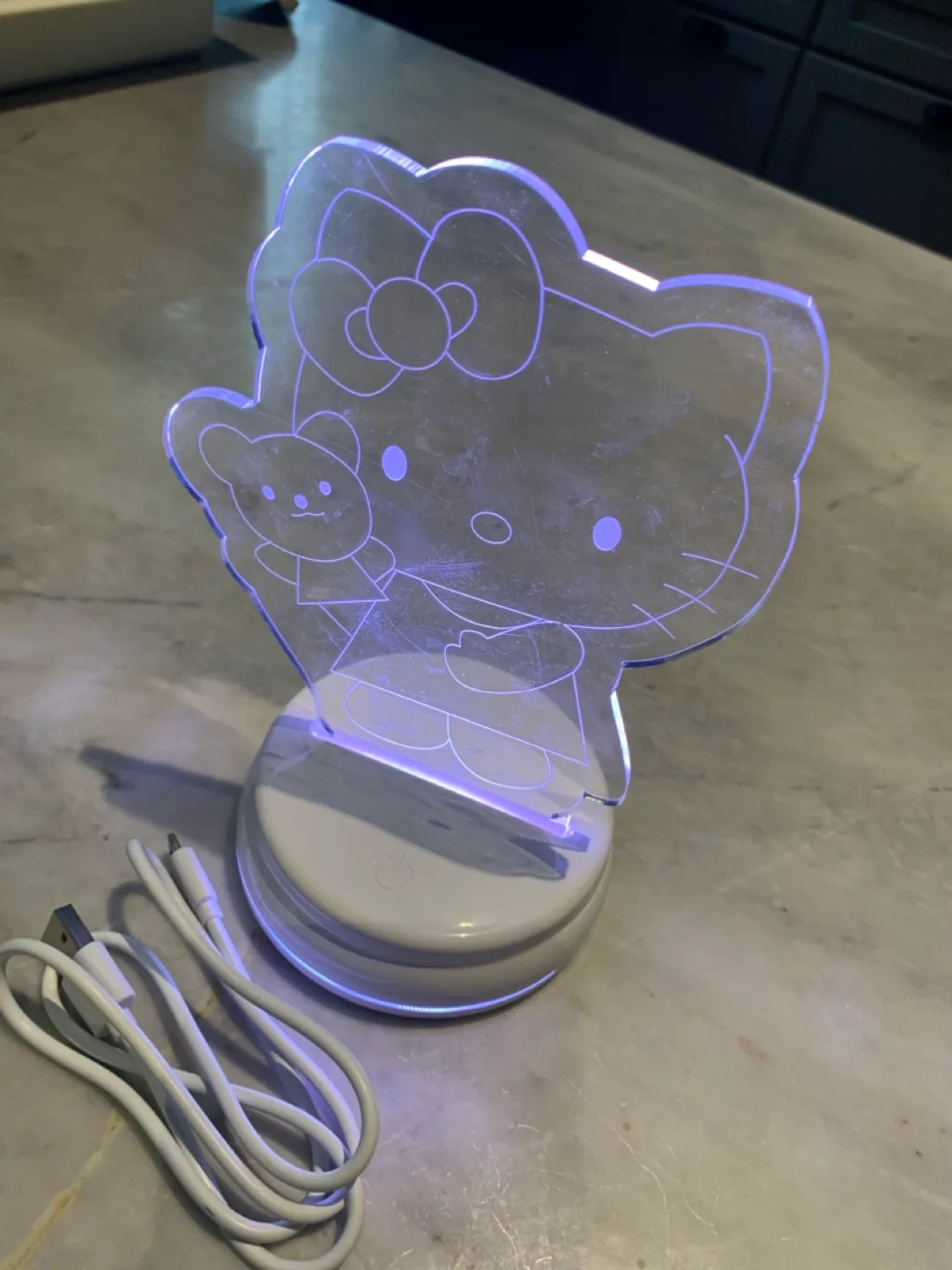 Hello Kitty LED Night Light – Multi-Color Touch Control image indicator(4)