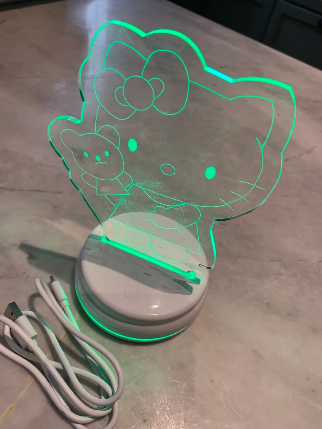 Hello Kitty LED Night Light – Multi-Color Touch Control image indicator(2)